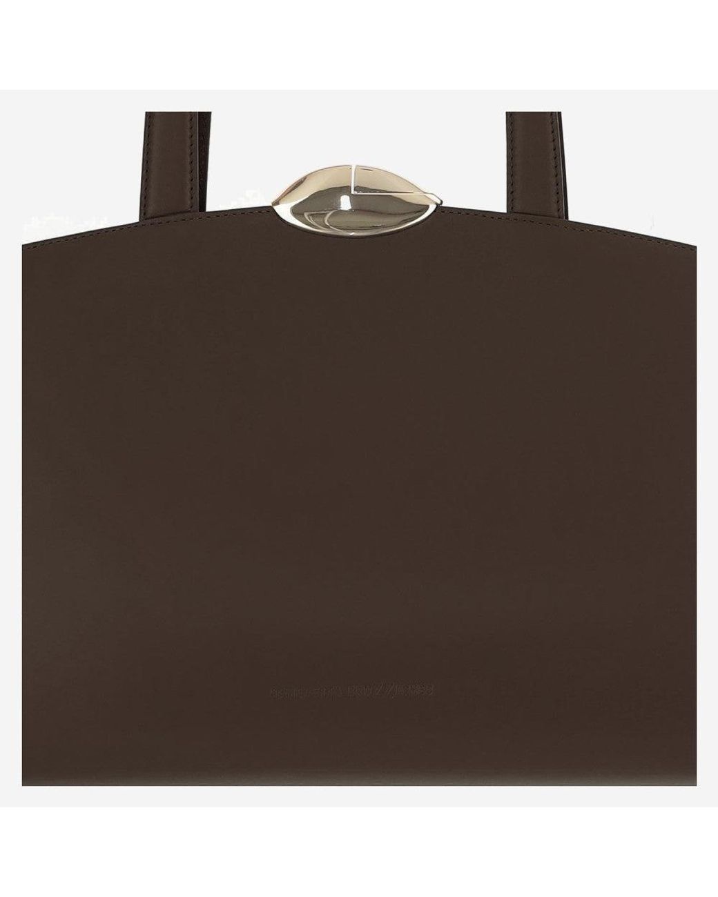 Benedetta Bruzziches Brown Dark Leather Tote