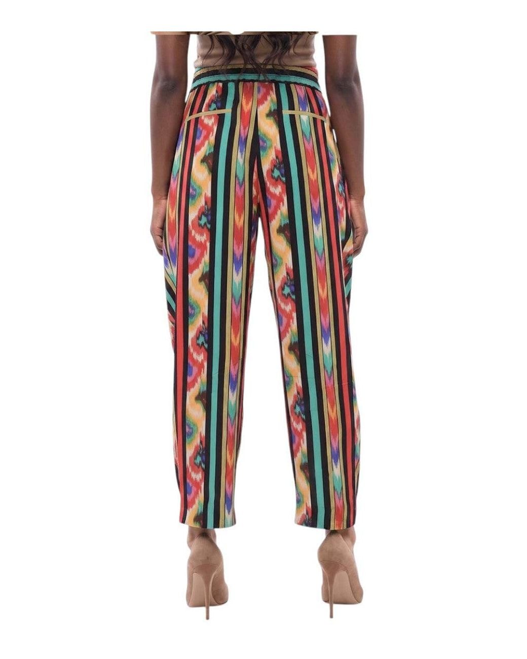 Balmain Multicolor Multi Color Drawstring Pant