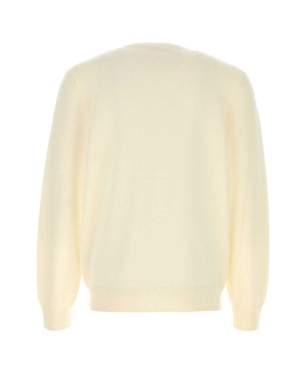 A.P.C. White Off Regular Sweaters for men