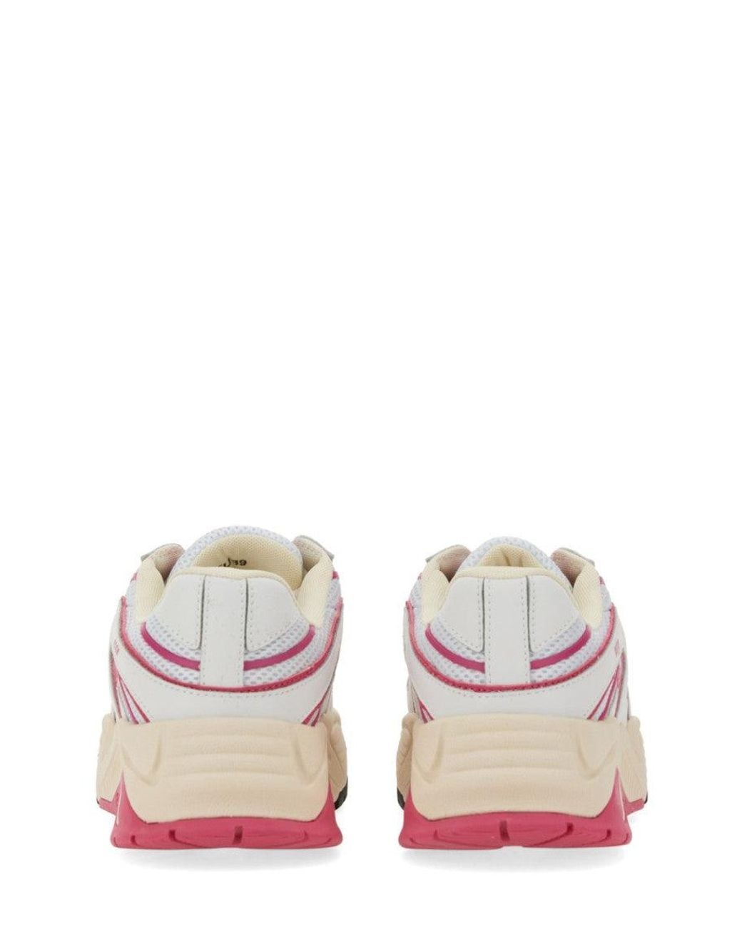 MSGM Pink Color Block Vortex Sneakers