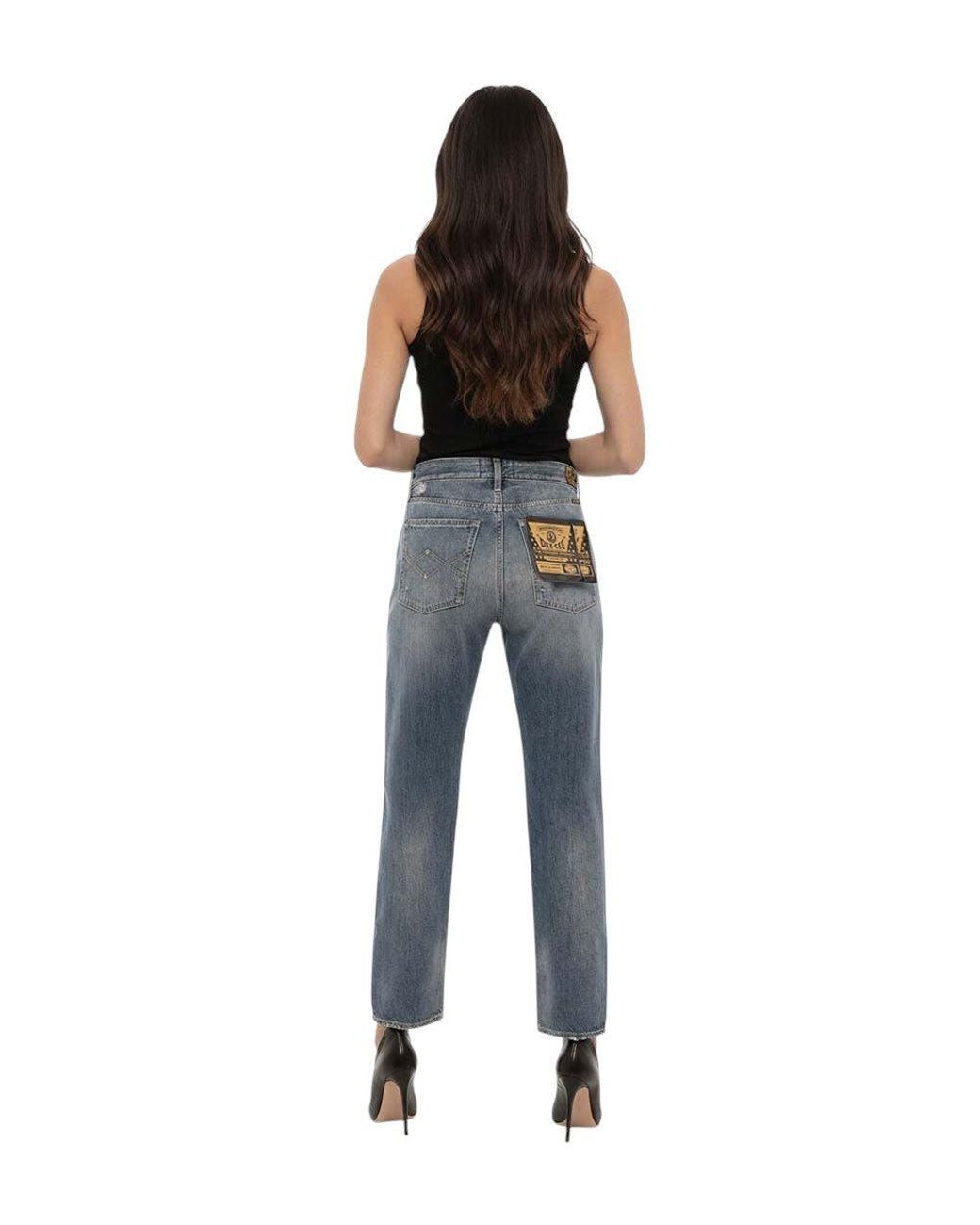 Washington DEE-CEE U.S.A. Blue Straight High Rise Jeans