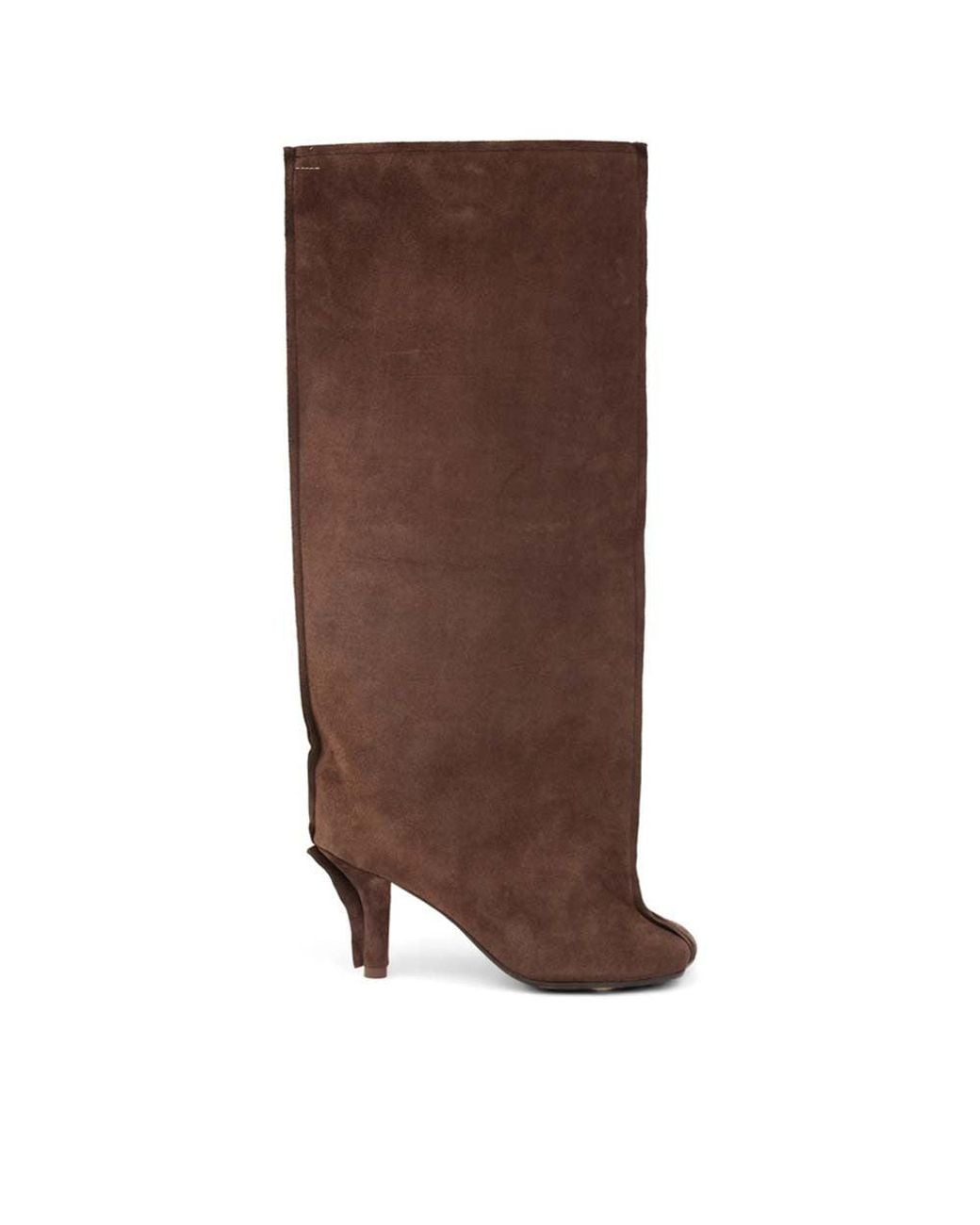 MM6 by Maison Margiela Brown Anatomic Suede Boots