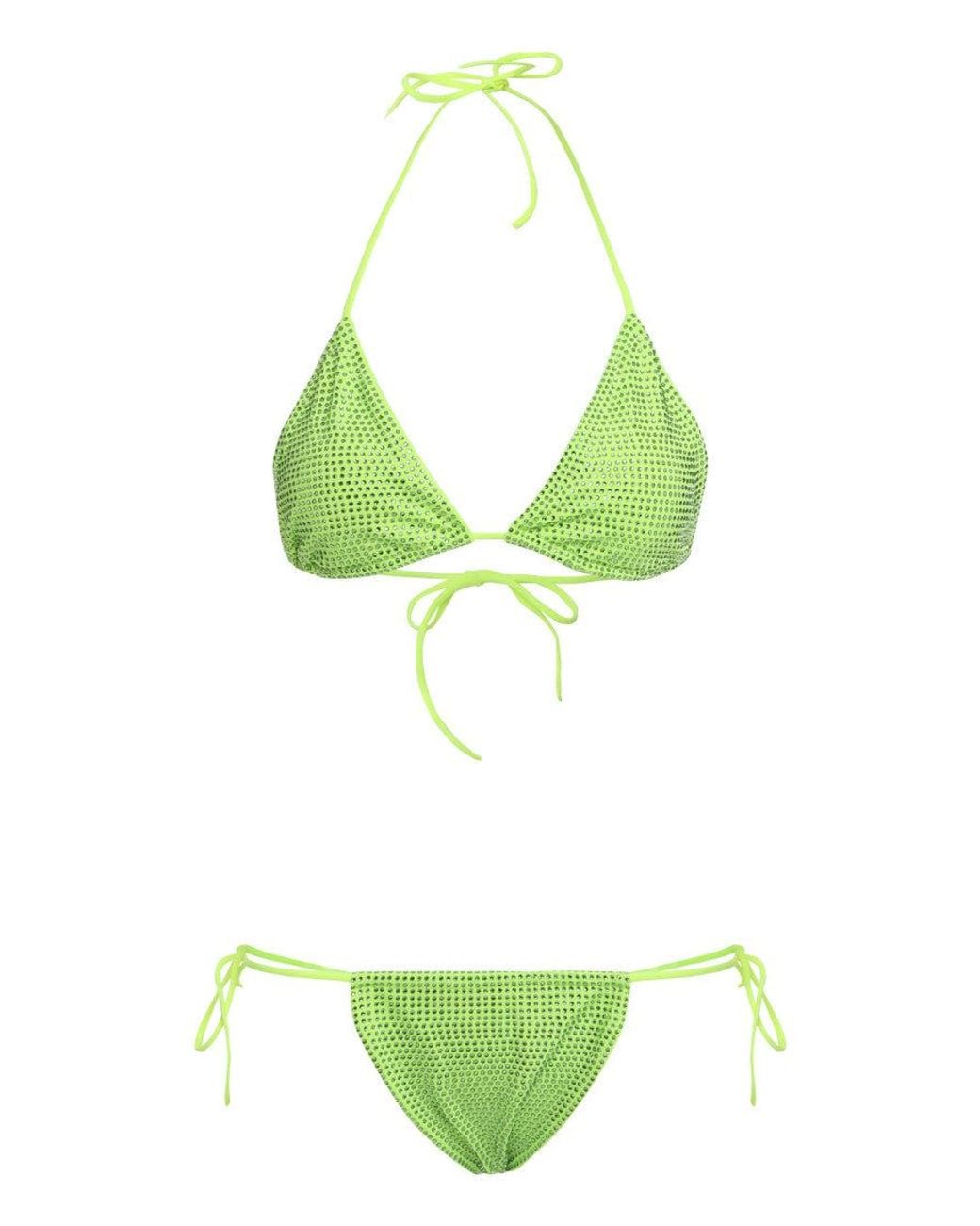 Santa Brands Green Embellished Swimwear