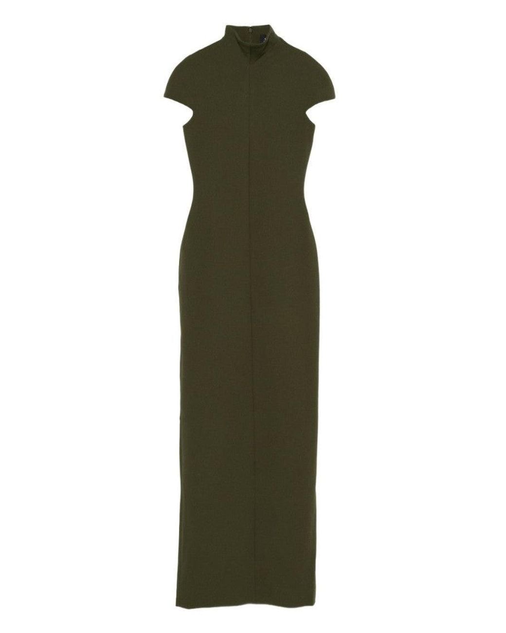 Solace London Green Lang Maxi Dress