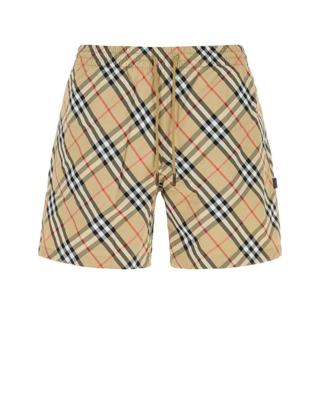 Burberry Natural Check Swim Shorts for men