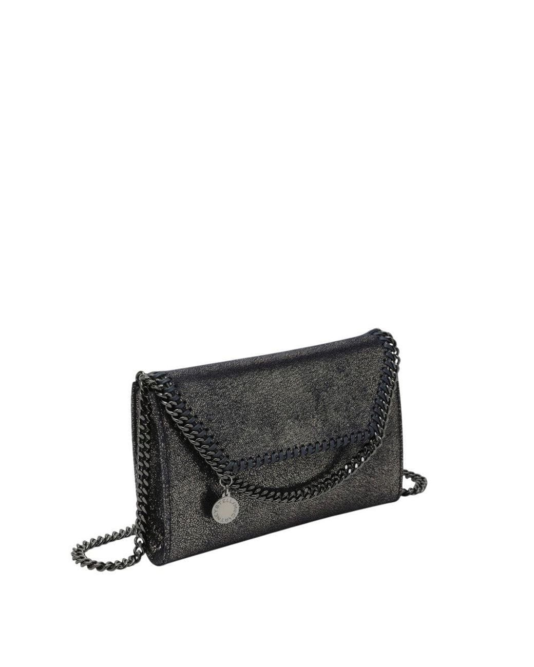Stella McCartney Gray Falabella Small Crossbody Bag