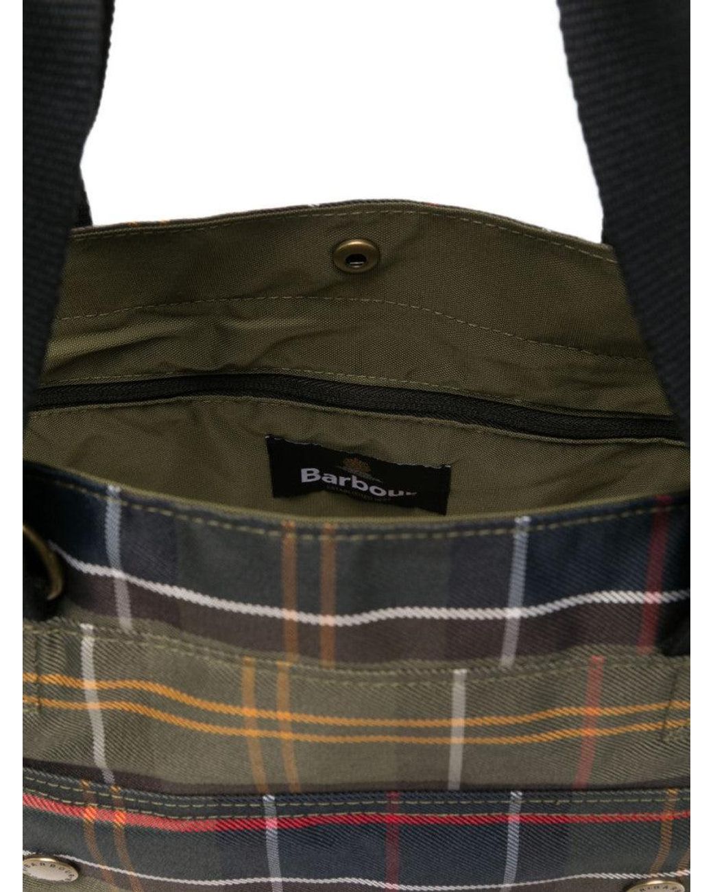 Barbour Black Logo Large Tote for men