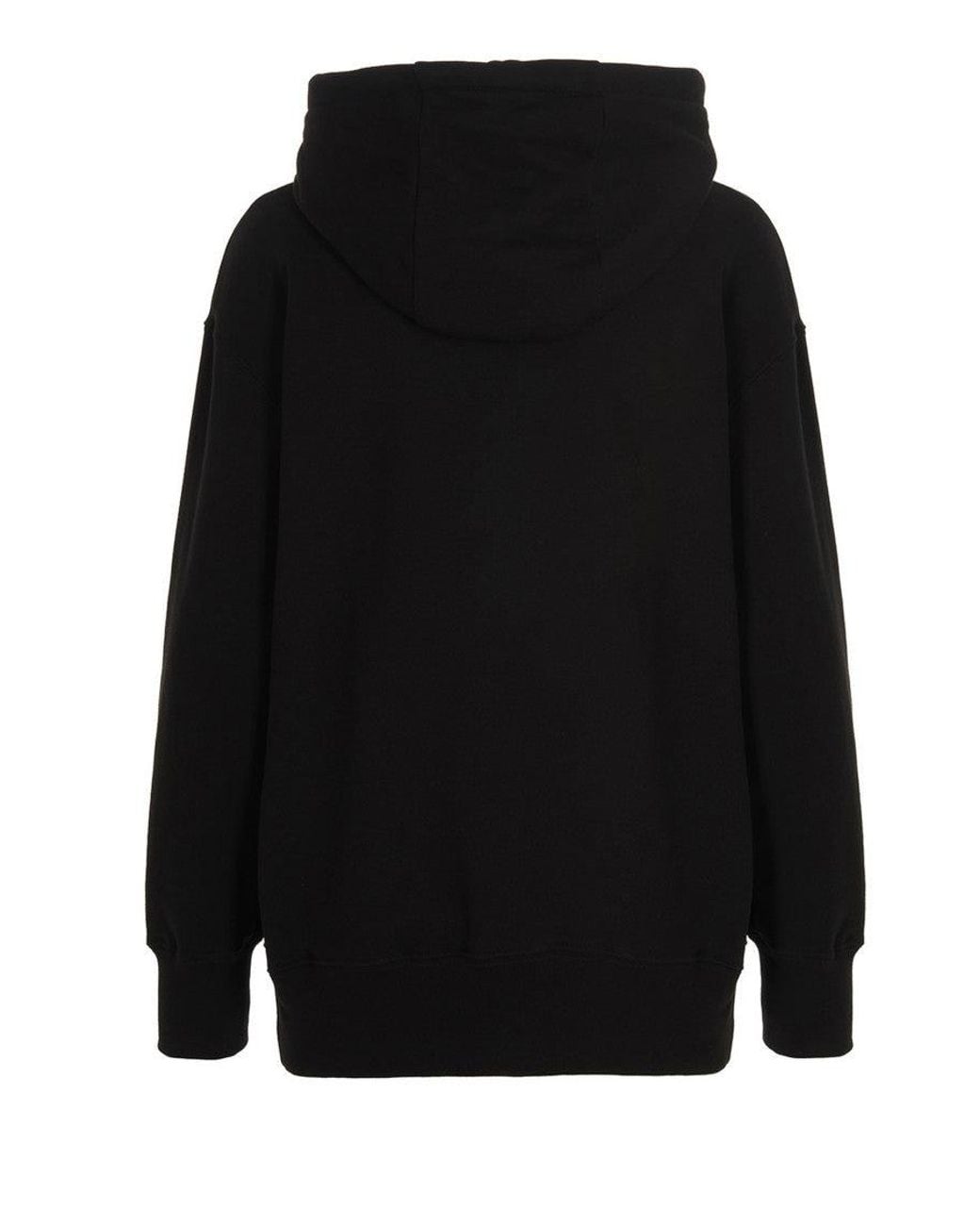 Versace Black Graphic Hood Sweatshirt