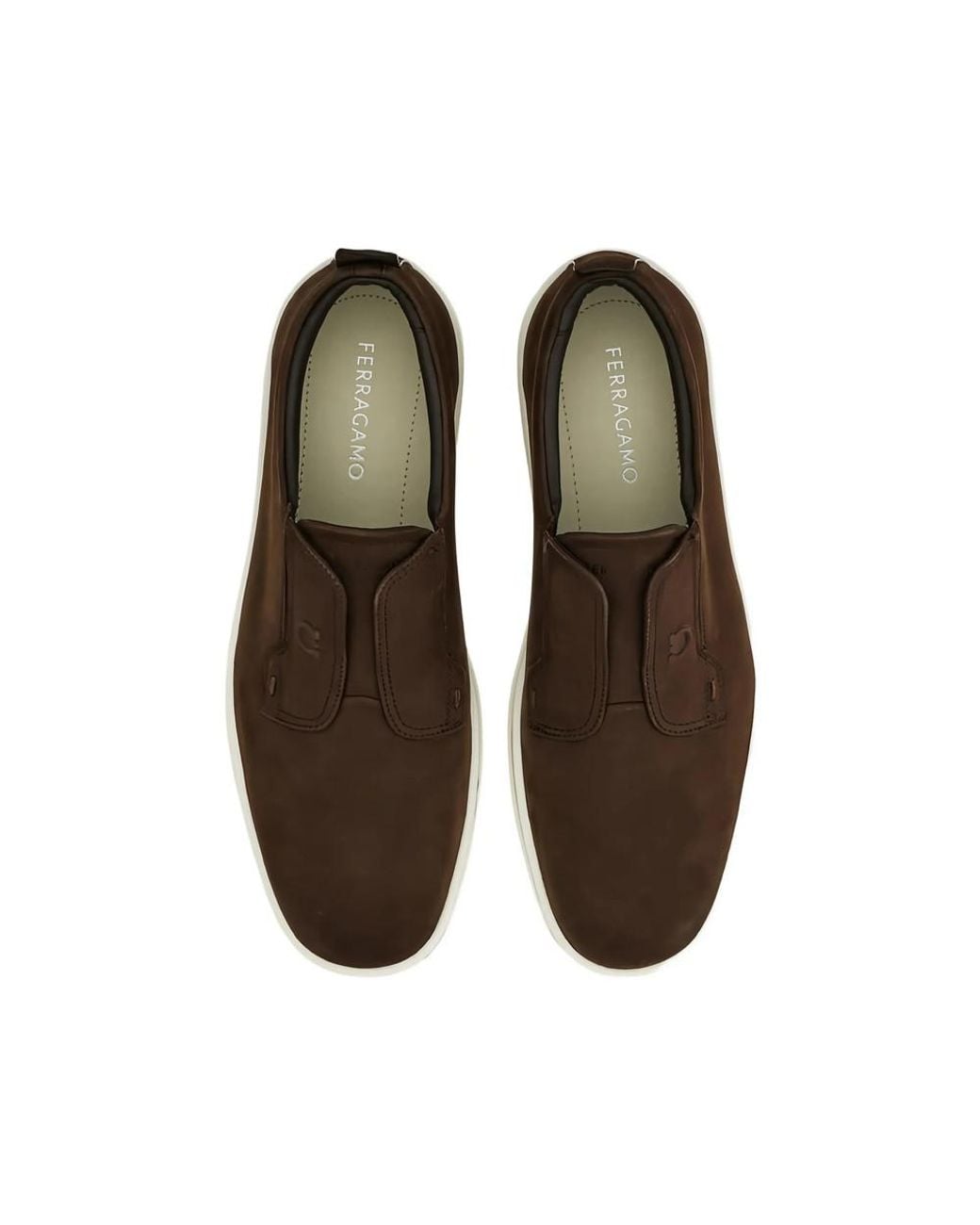 Ferragamo Brown Trainers for men