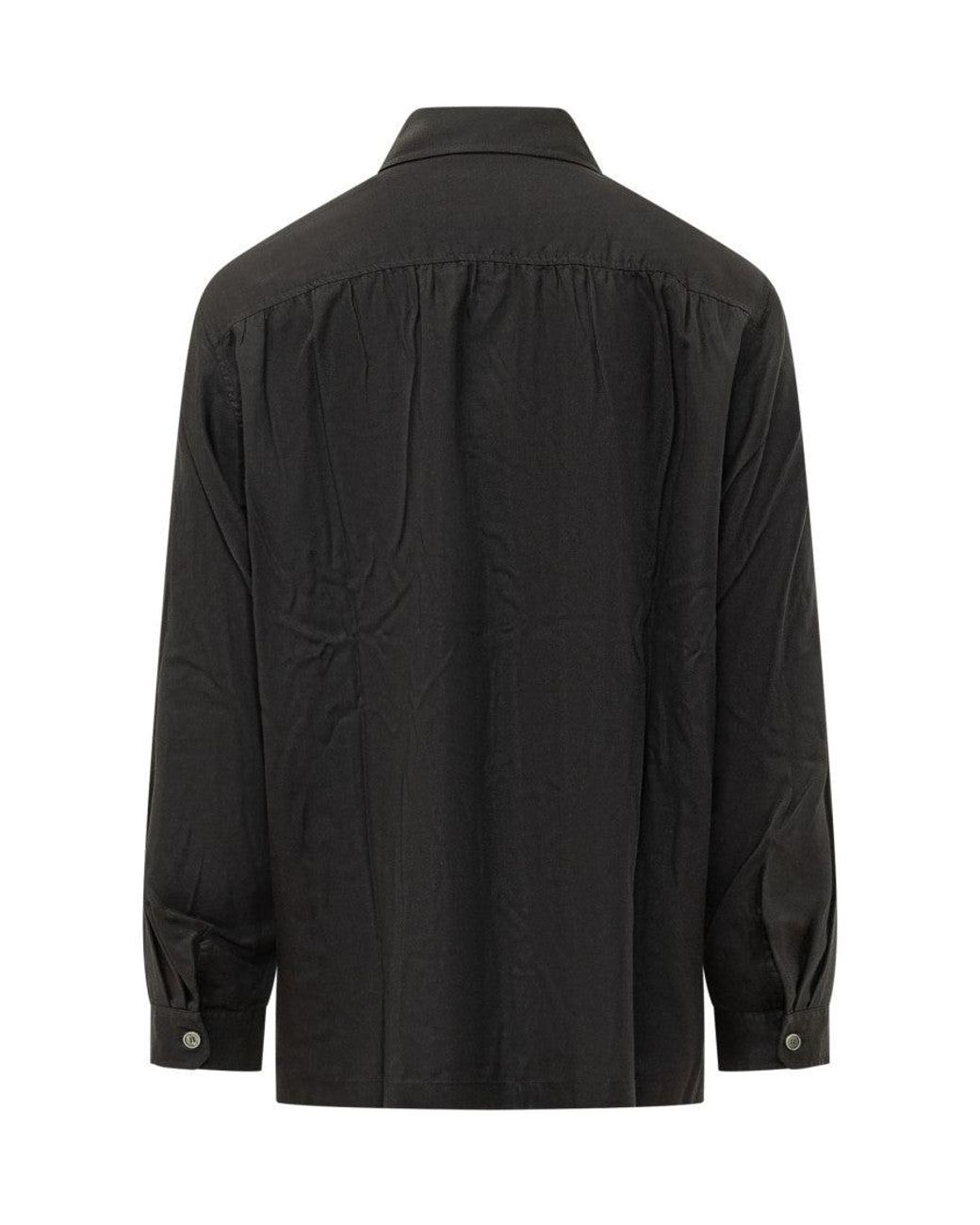 Our Legacy Black Relaxed Solid Shirt for men