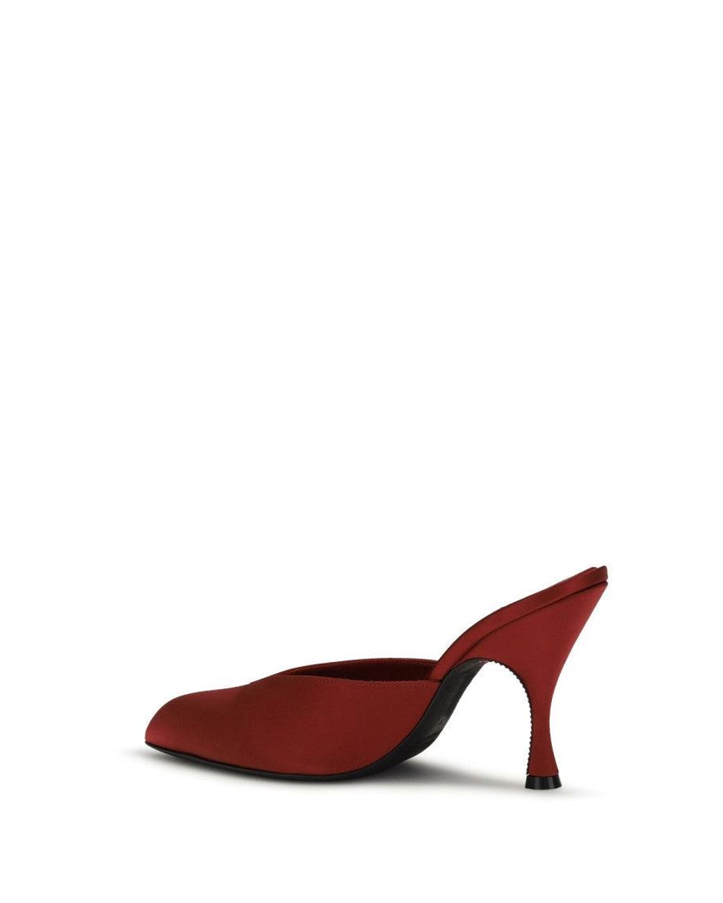 Herbert Levine Red Slip-On Mules