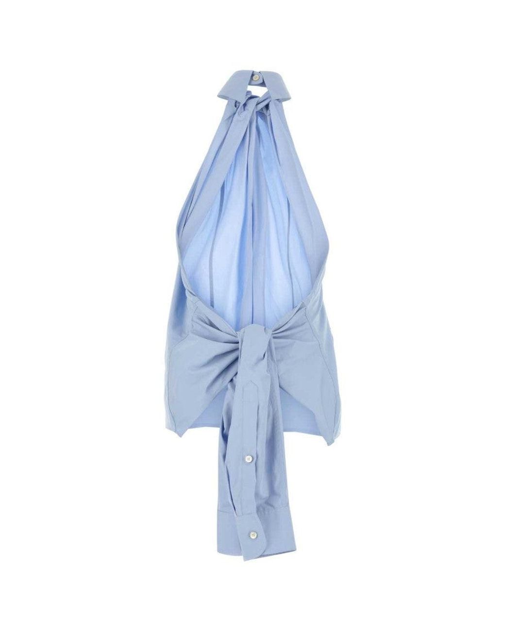Stella McCartney Blue Poplin Top