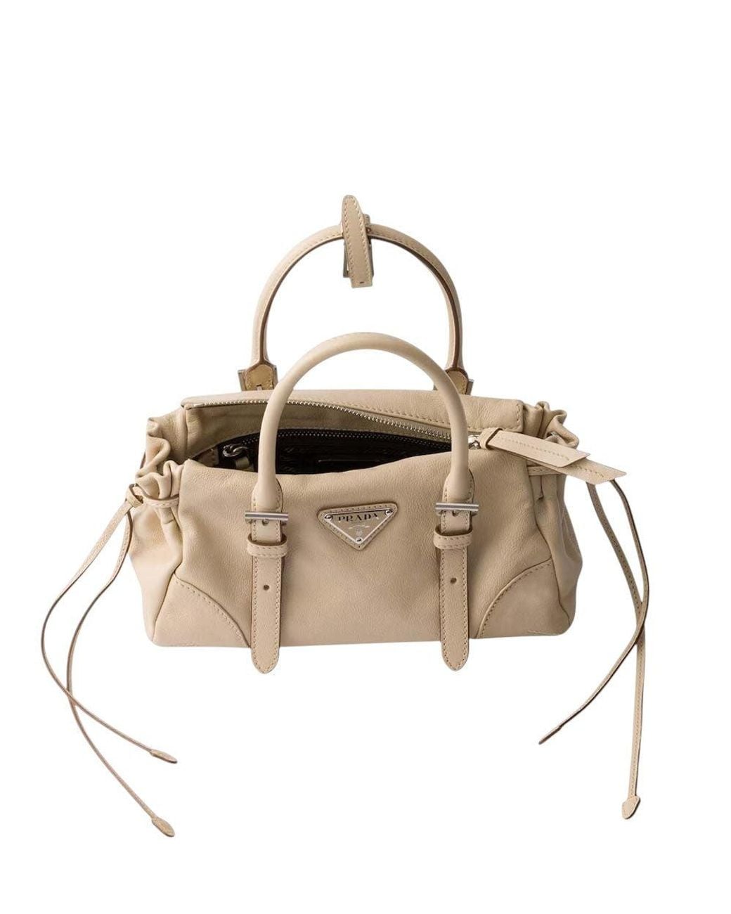 Prada Natural Karin Small Satchel