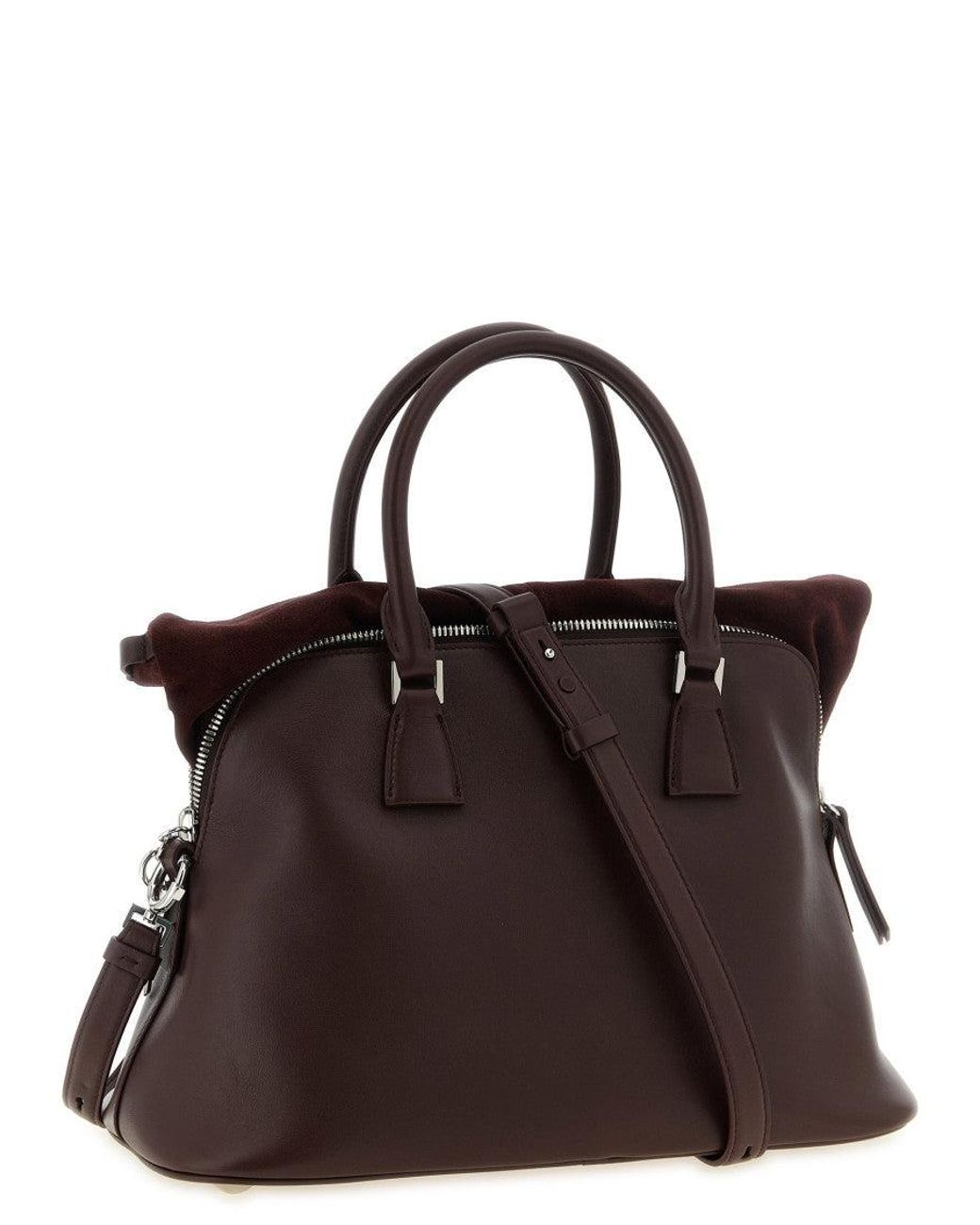 Maison Margiela Brown 5Ac Soft Medium Satchel
