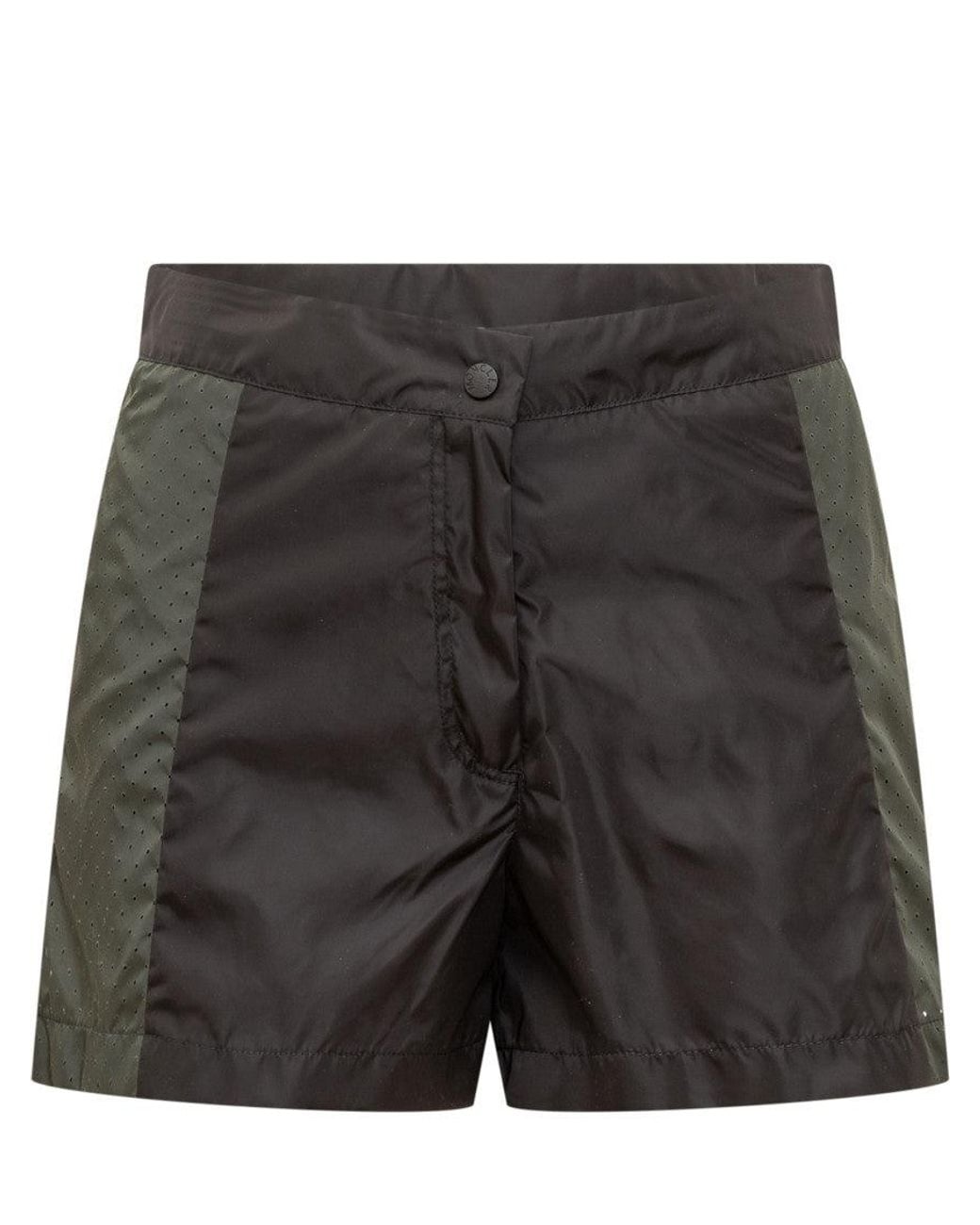 Moncler Black Essential Mini Shorts