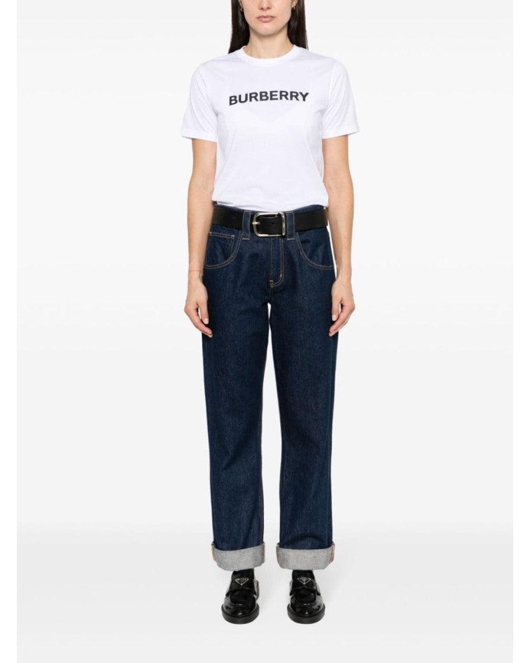 Burberry White T-Shirts