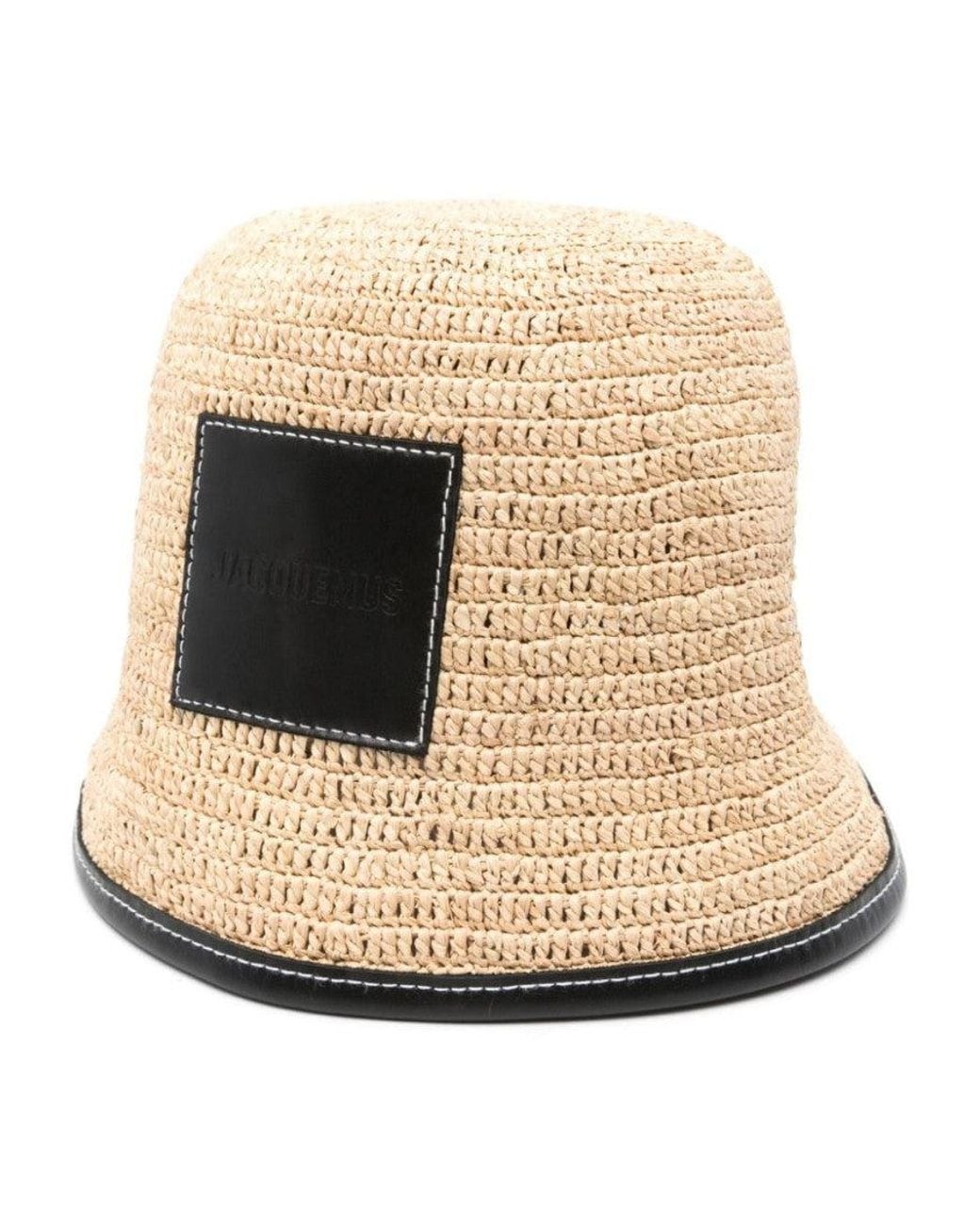 Jacquemus Natural Le Bob Soli Bucket Hat