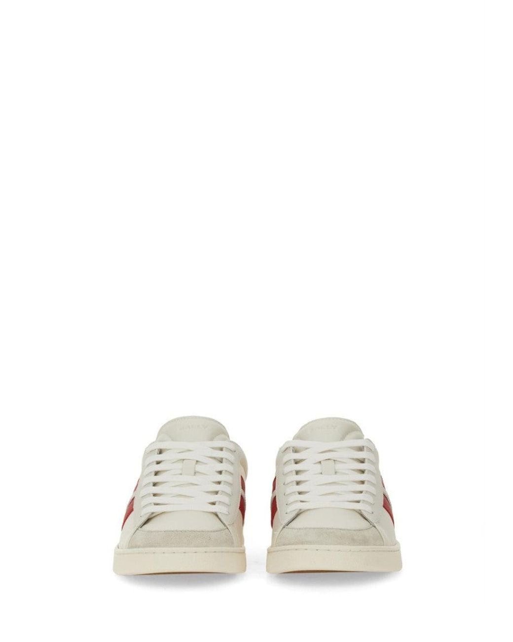 Bally Pink Lace Up Sneakers