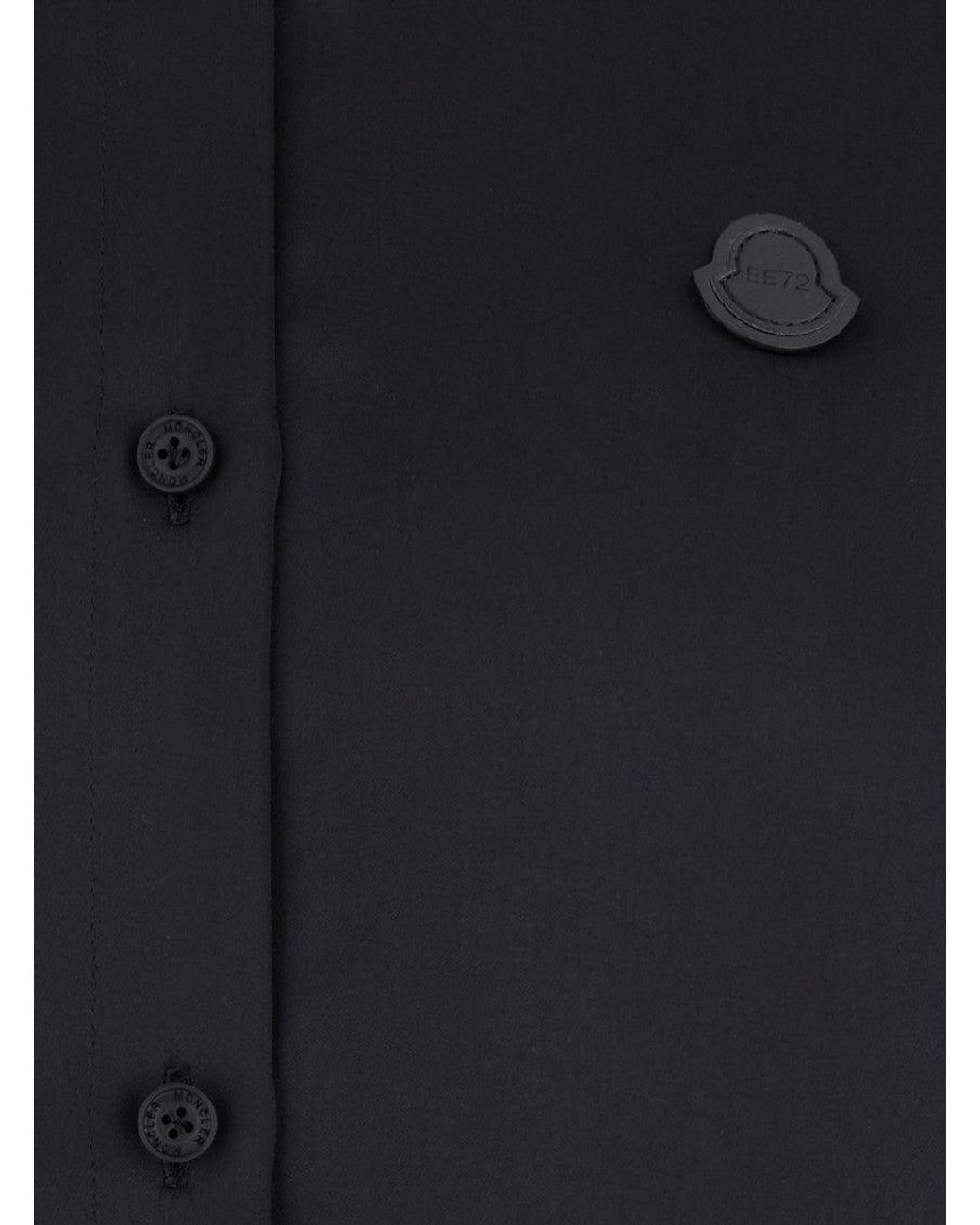 Moncler Blue Regular Solid Shirt