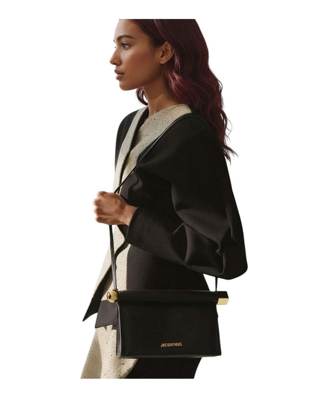 Jacquemus Black Rond Carre Clutch