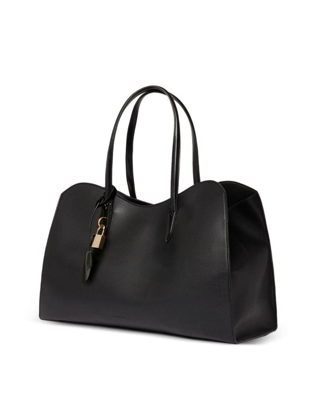 Stella McCartney Black Ryder Duffel Bag With Padlock