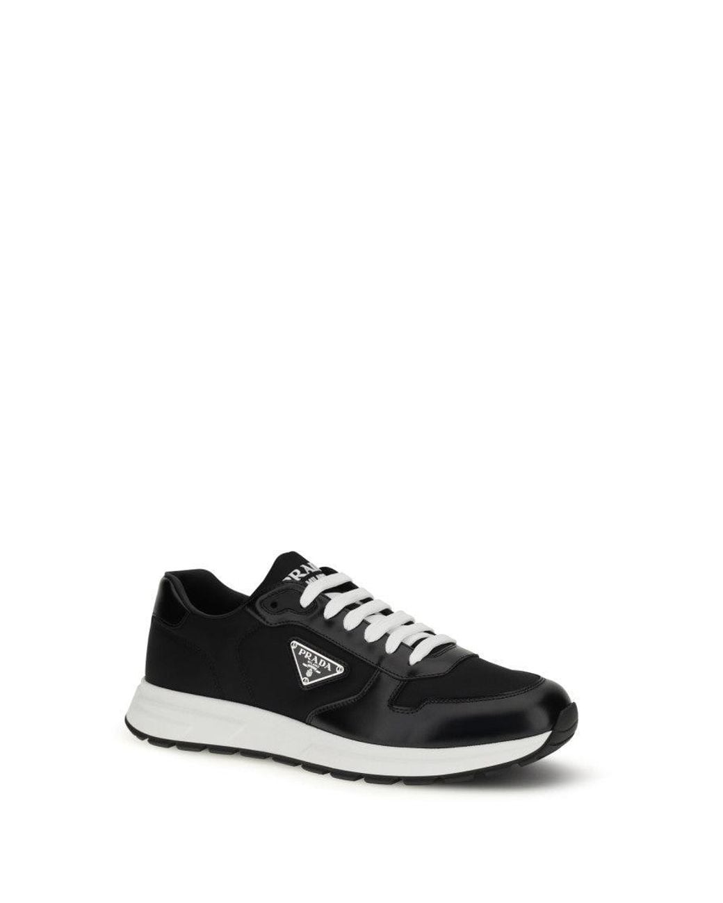 Prada Black Logo Sneakers for men