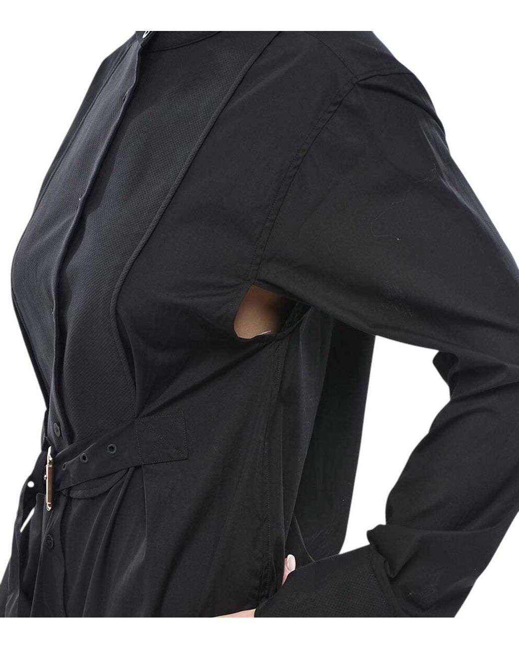 J.W. Anderson Black Band Collar Mini Dress