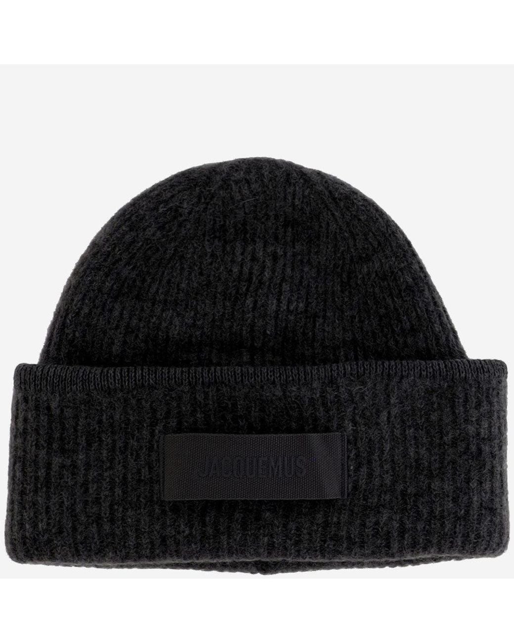Jacquemus Black Logo Baseball Hat