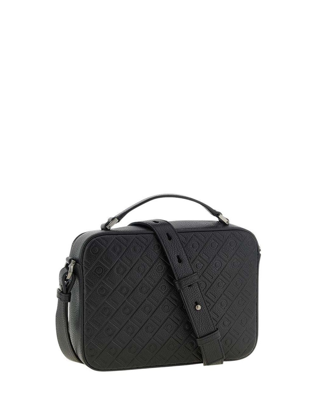 Ferragamo Black Monogram Small Crossbody Bag for men