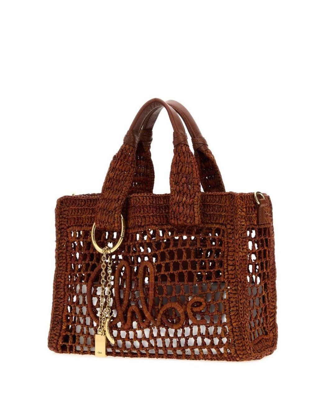 Chloé Brown Chloé Summer Banana Tote Bag