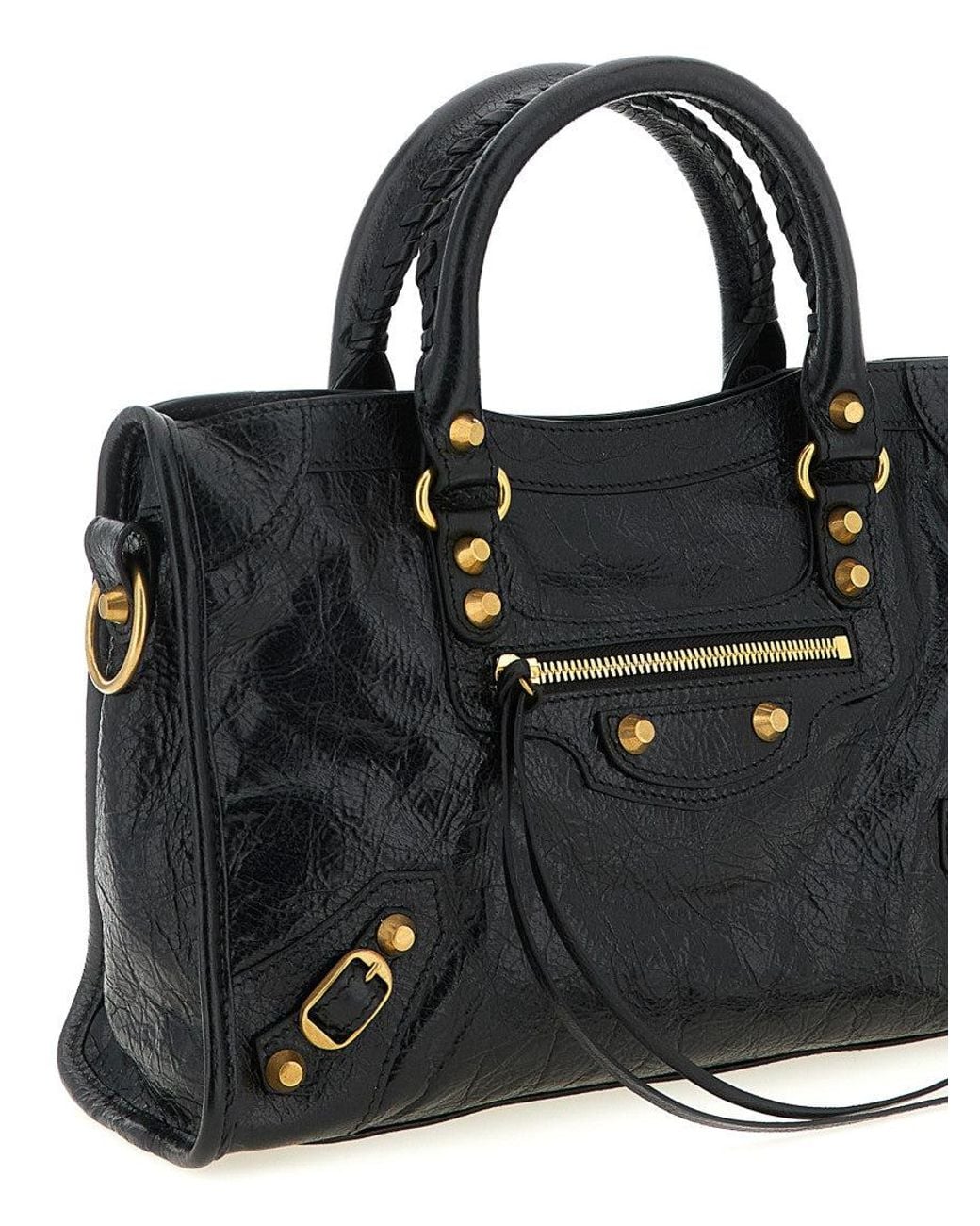 Balenciaga Black Le City Small Satchel