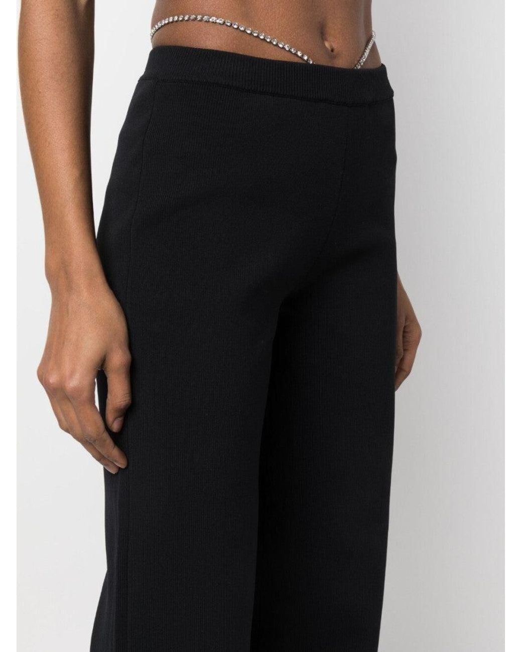 Gcds Black Wide Leg Trousers