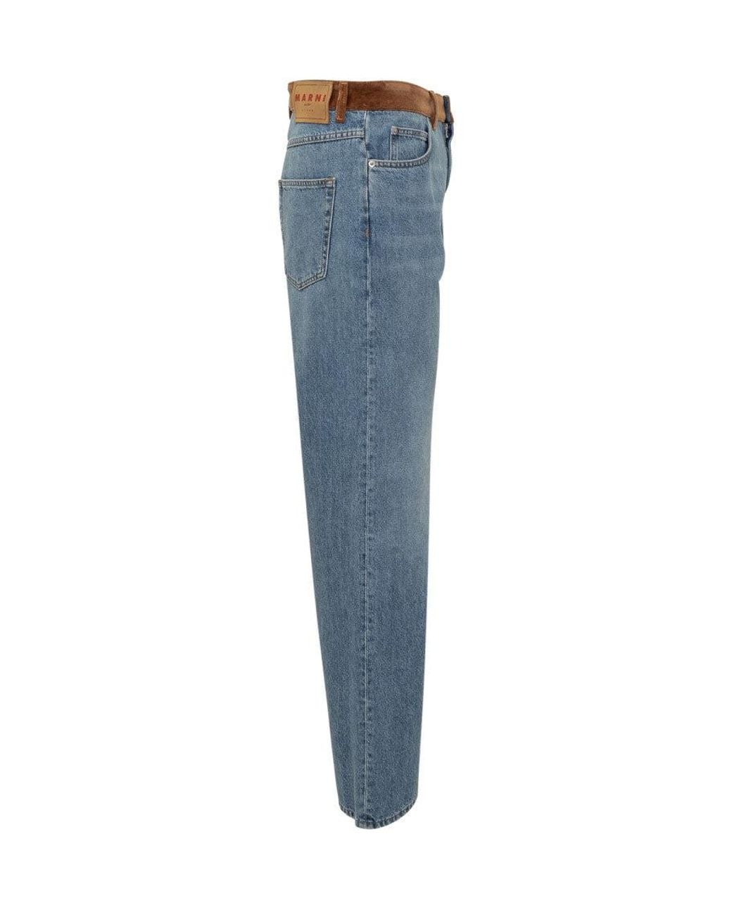 Marni Blue Mid Rise Jeans for men