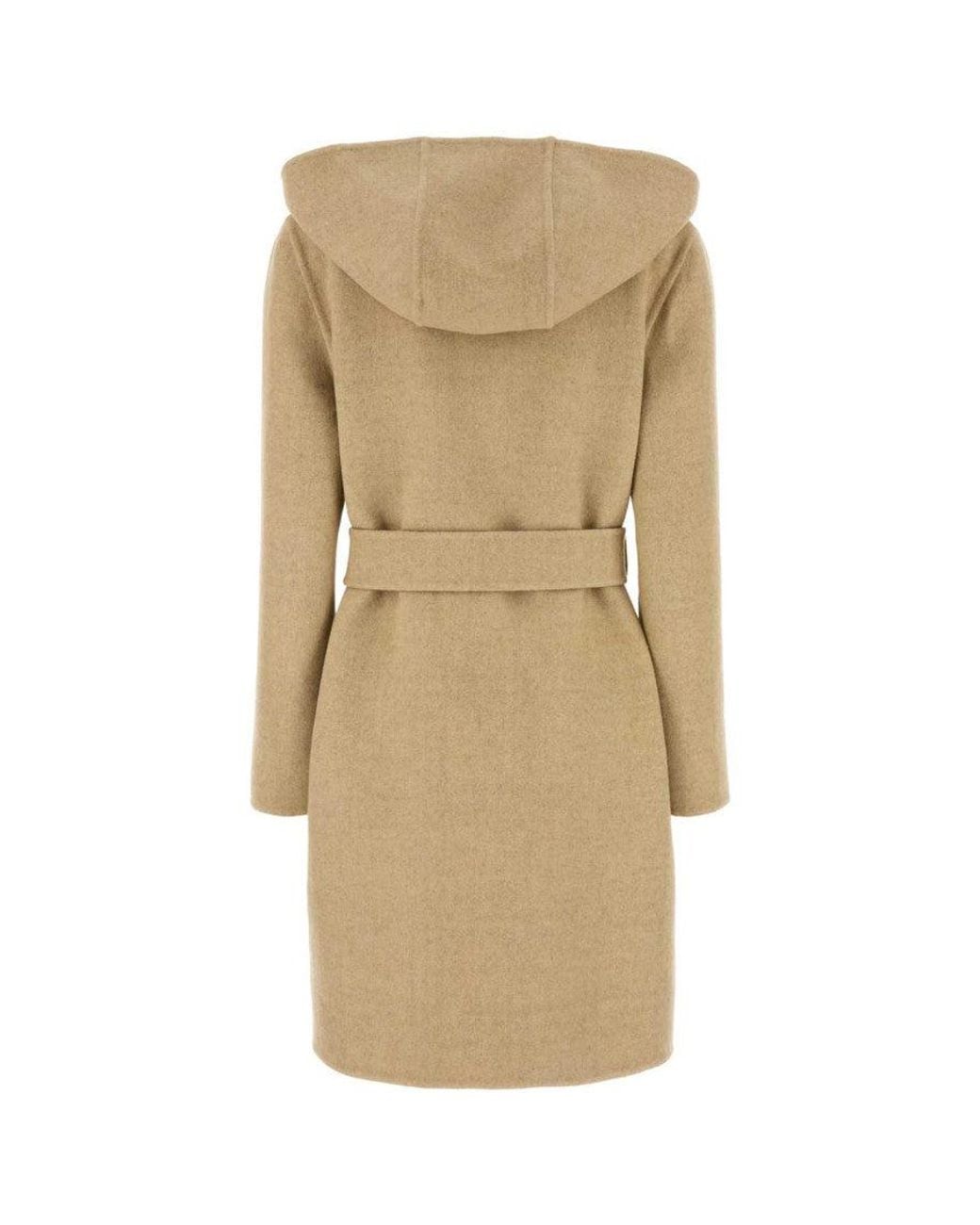 Burberry Natural Wool Reversible Coat