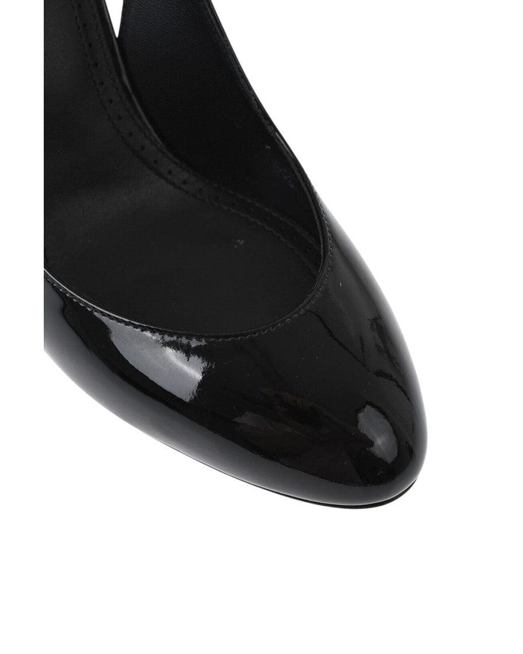 Alaïa Black Glossy Leather Pumps