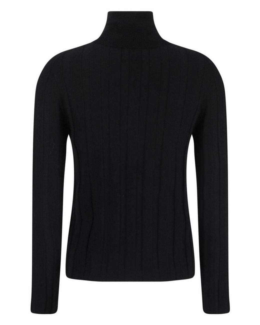 Allude Black Wool Sweater