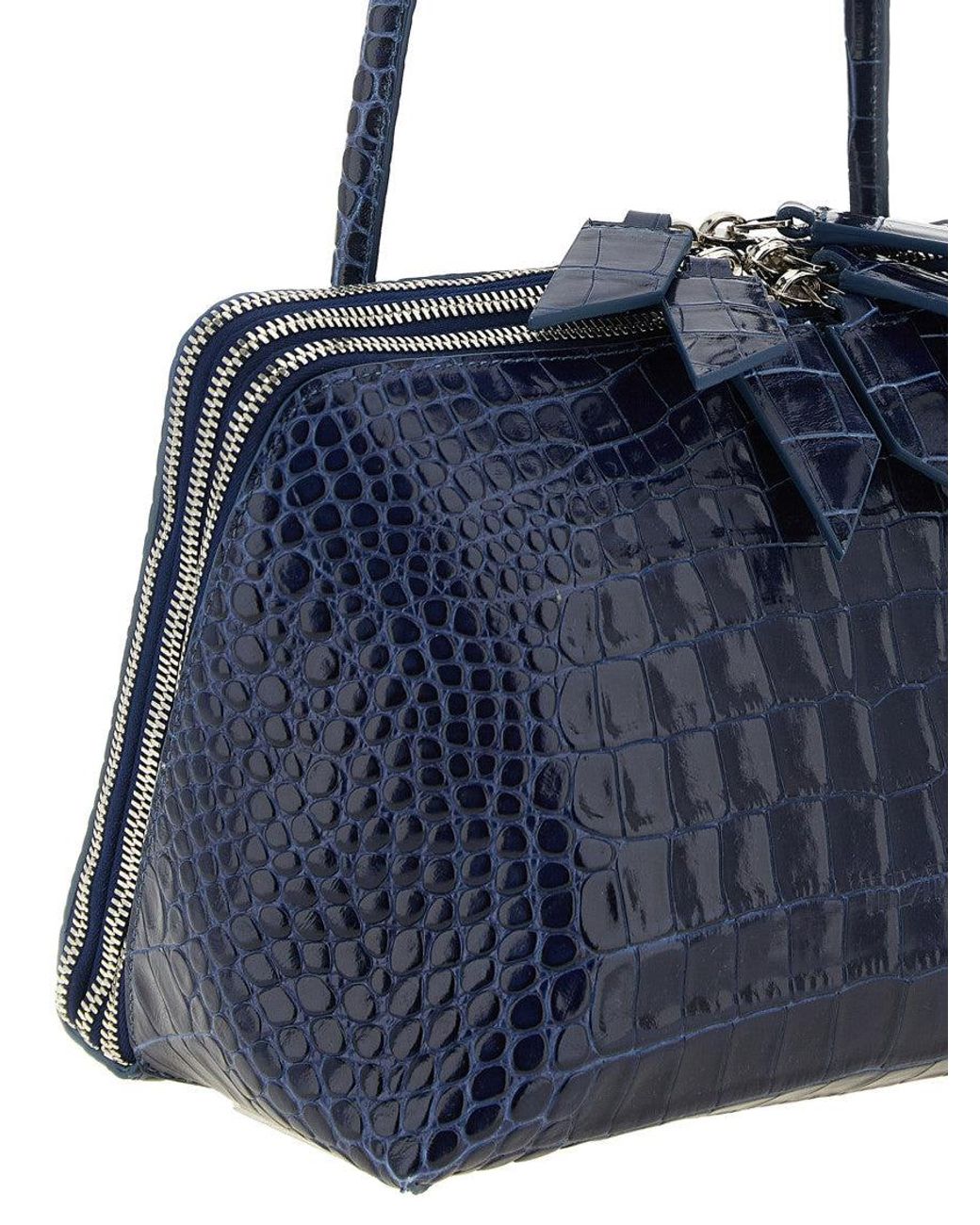 The Attico Blue L'Altra Di Milano Large Shoulder Bag