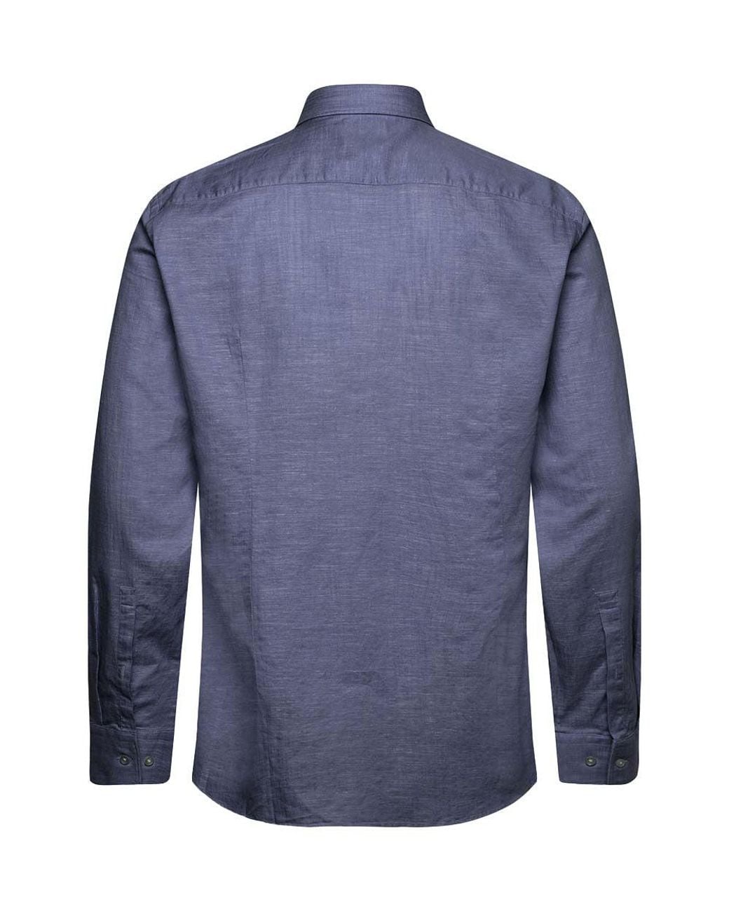 HUGO Blue Slim Textured Shirt for men