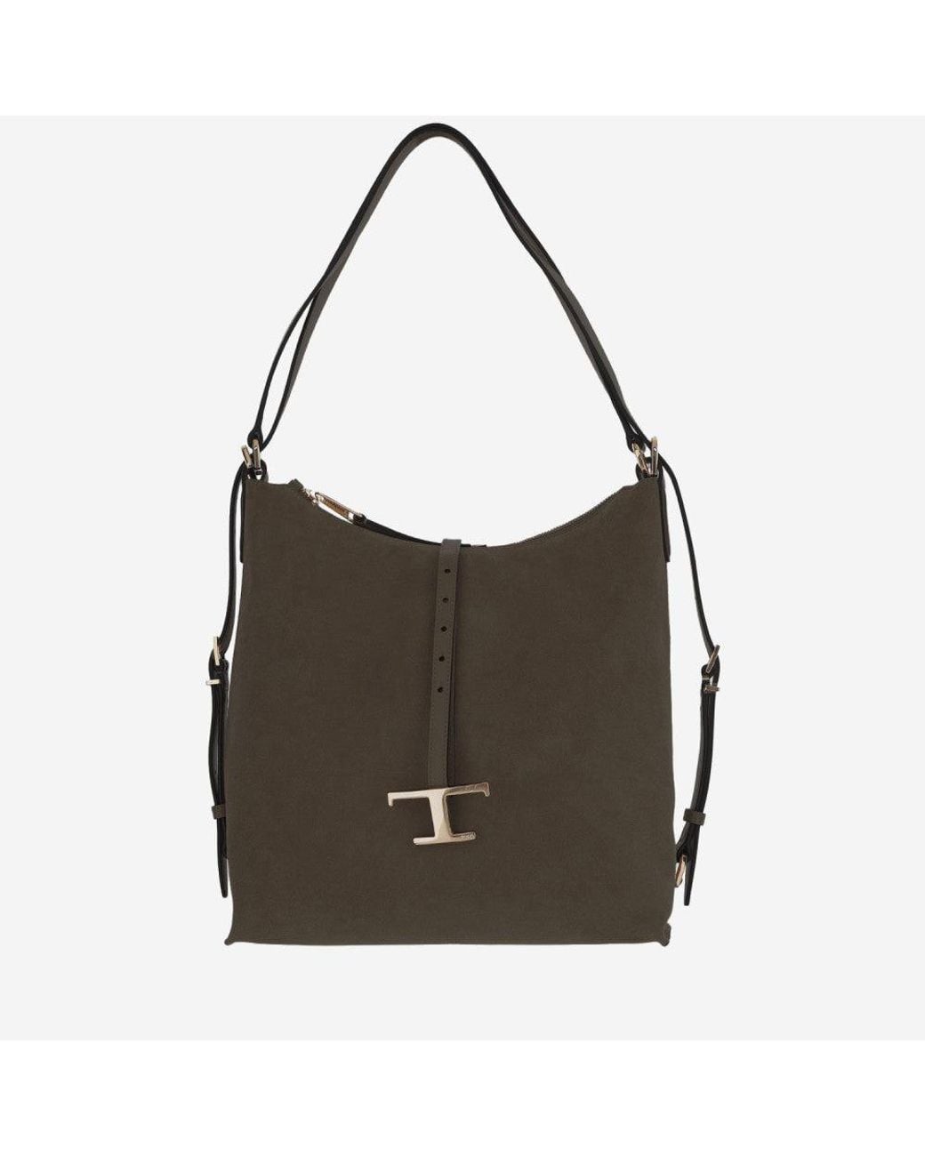 Tod's Black T Timeless Shoulder Bag