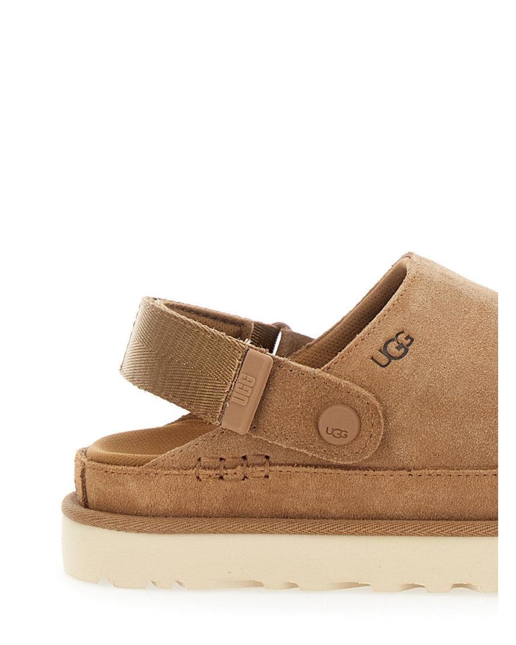 Ugg Brown Suede Slides