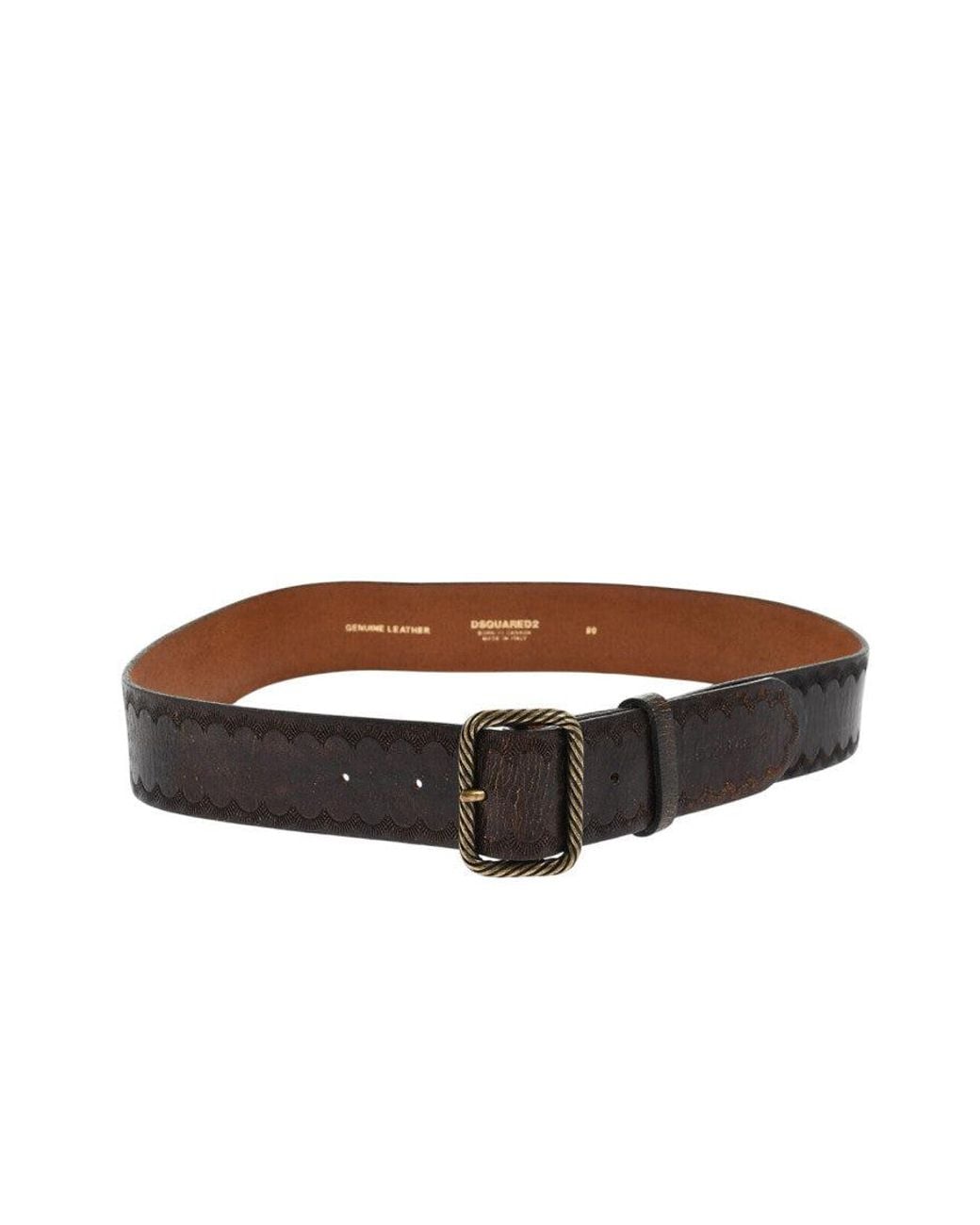 DSquared² Brown Embellished Casual Belt