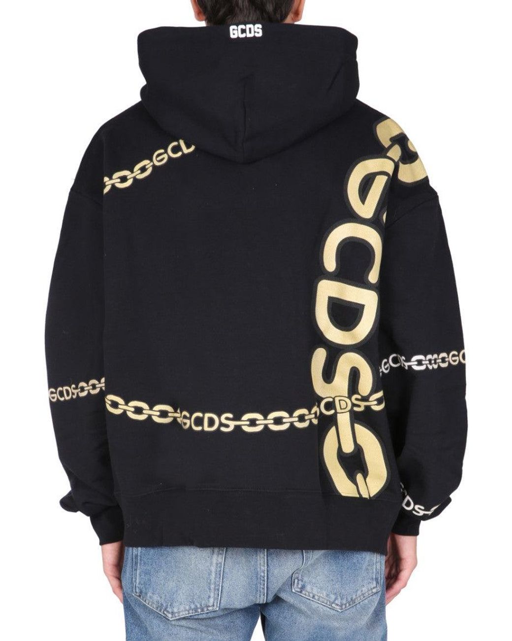 Gcds Black Chain" Sweatshirt for men