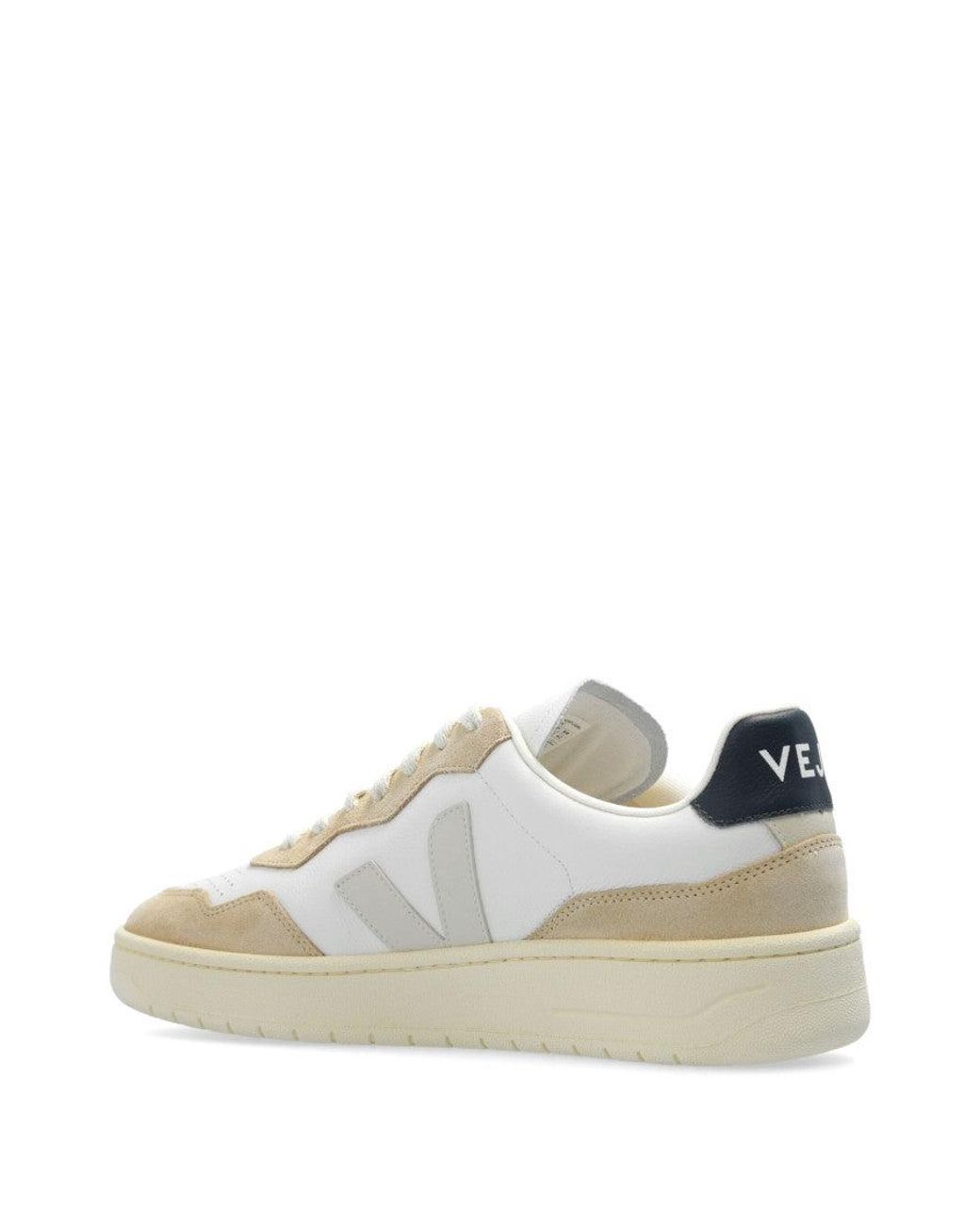 Veja White Logo Sneakers for men