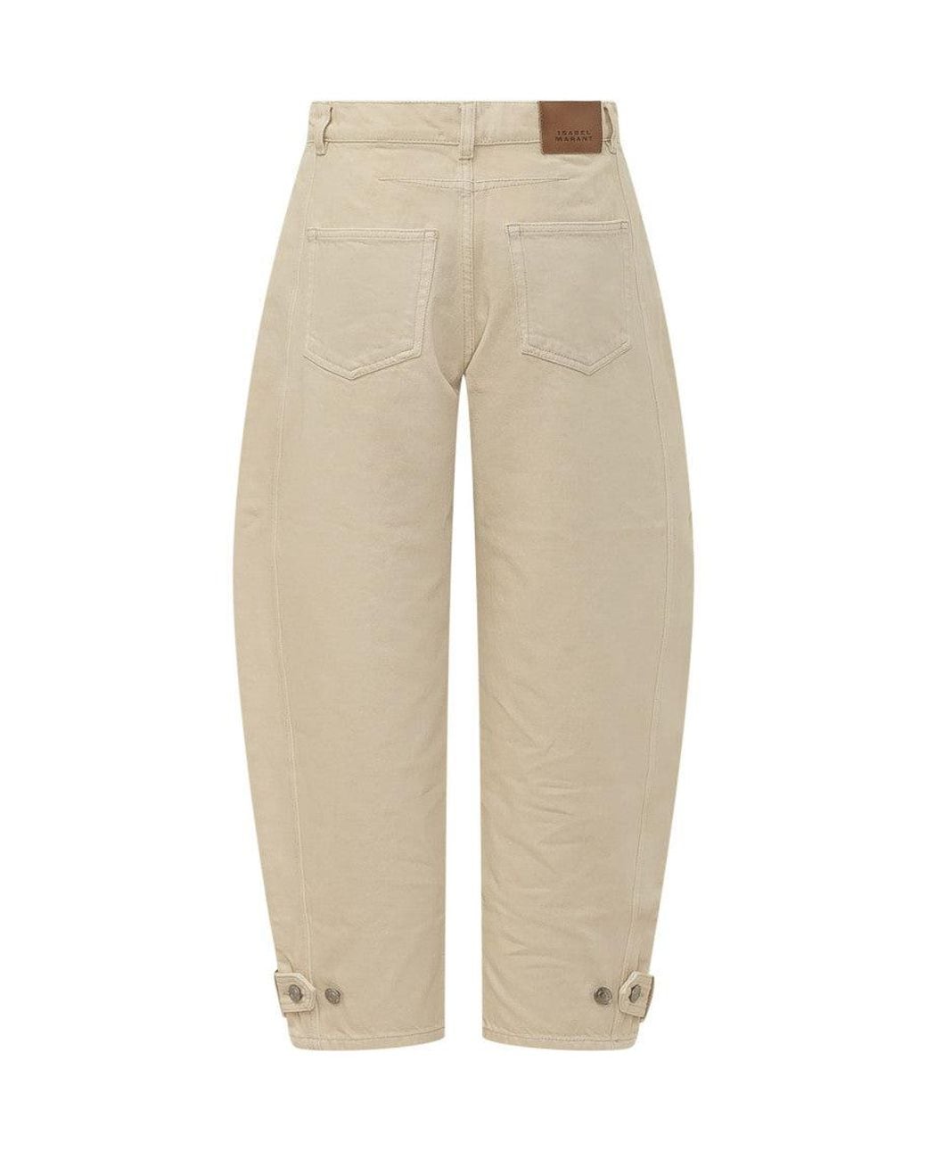 Isabel Marant Natural Relaxed Cargos Pants