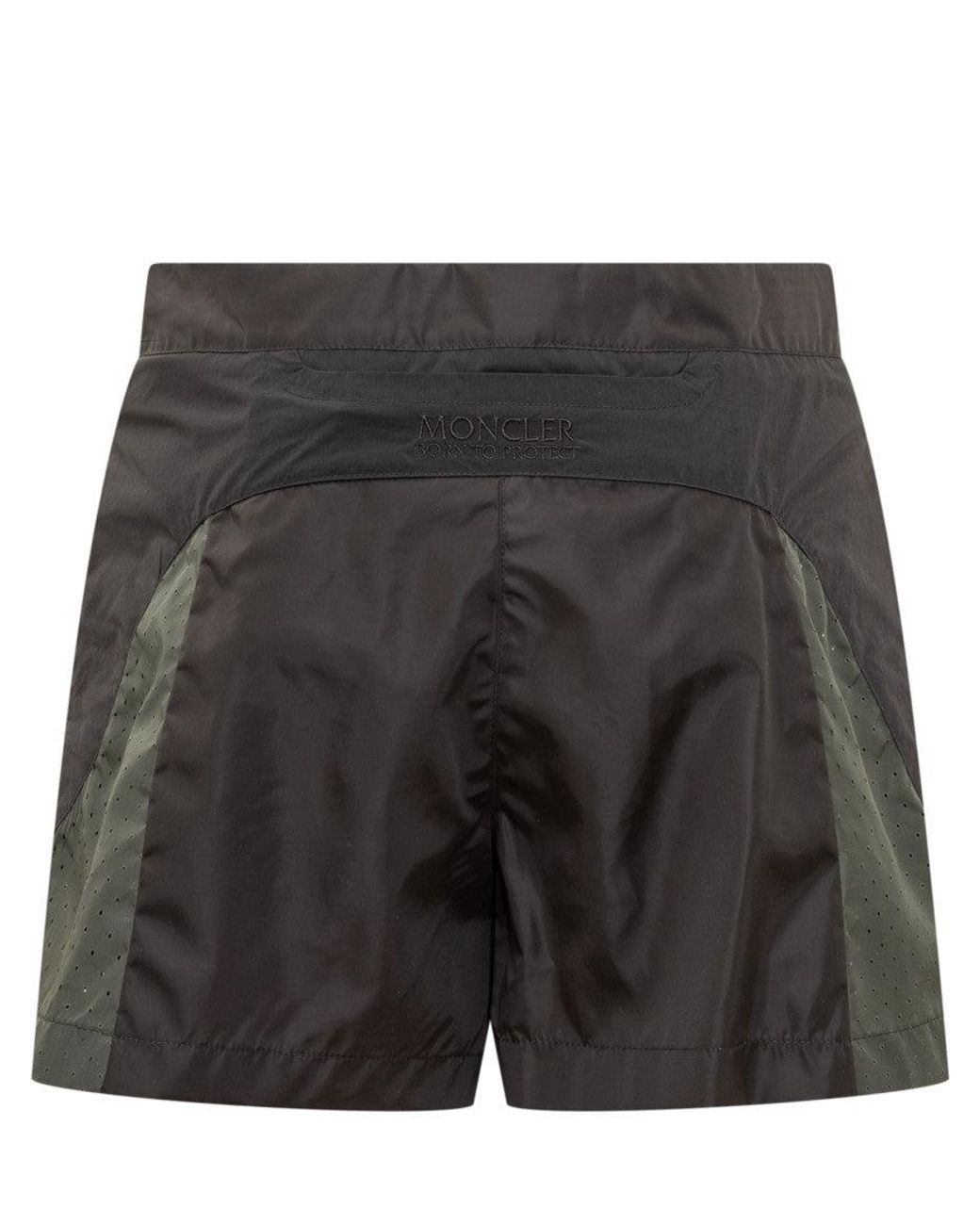 Moncler Black Essential Mini Shorts