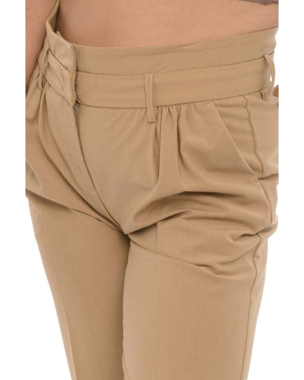 THE GARMENT Natural Straight Pleated Pant