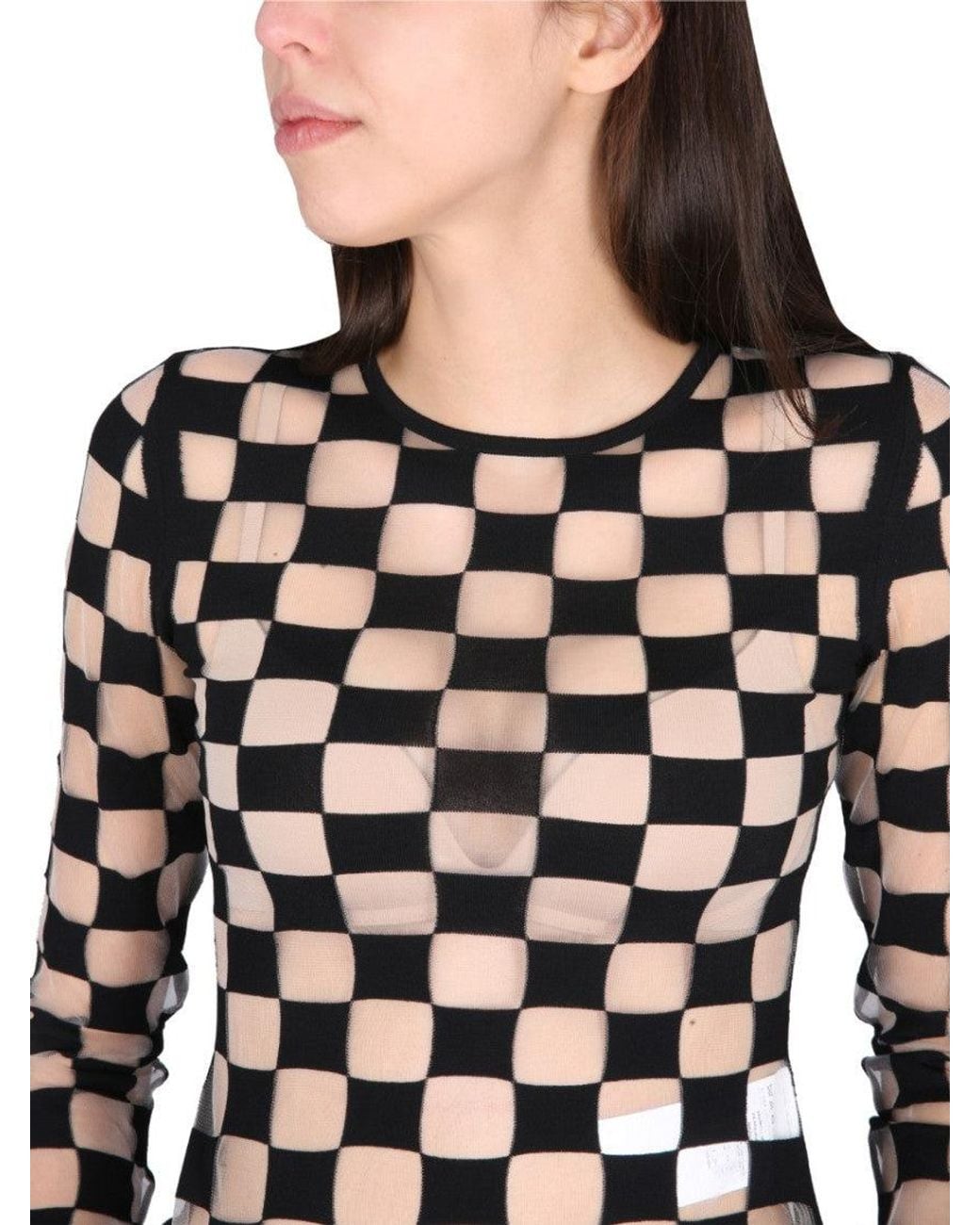 Max Mara Black Crew Neck Top