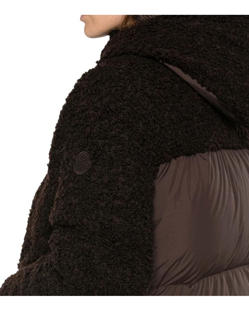 Moncler Black Dark Textured Hood Jacket