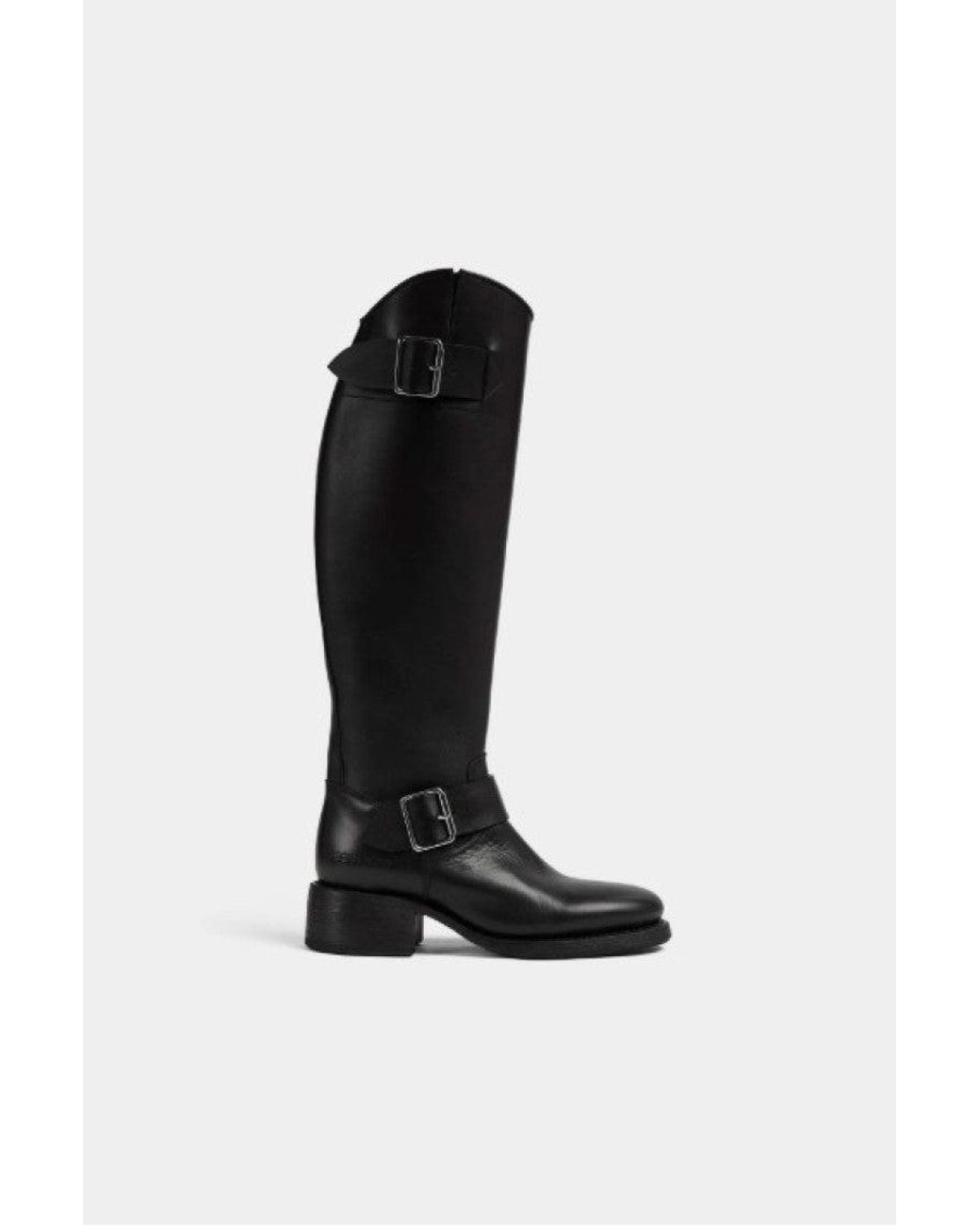 DSquared² Black Leather Boots