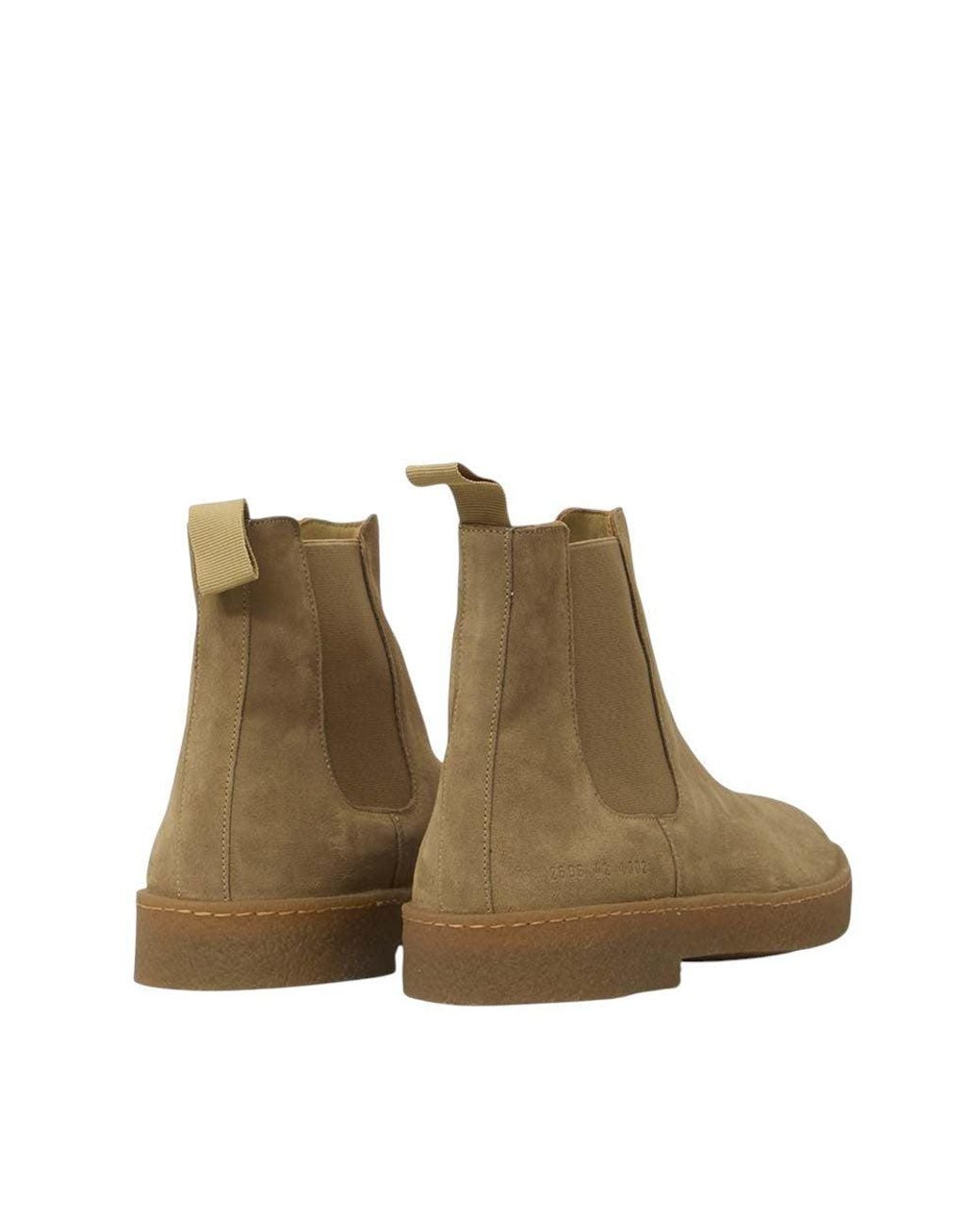 Common Projects Brown Suede Boots for men